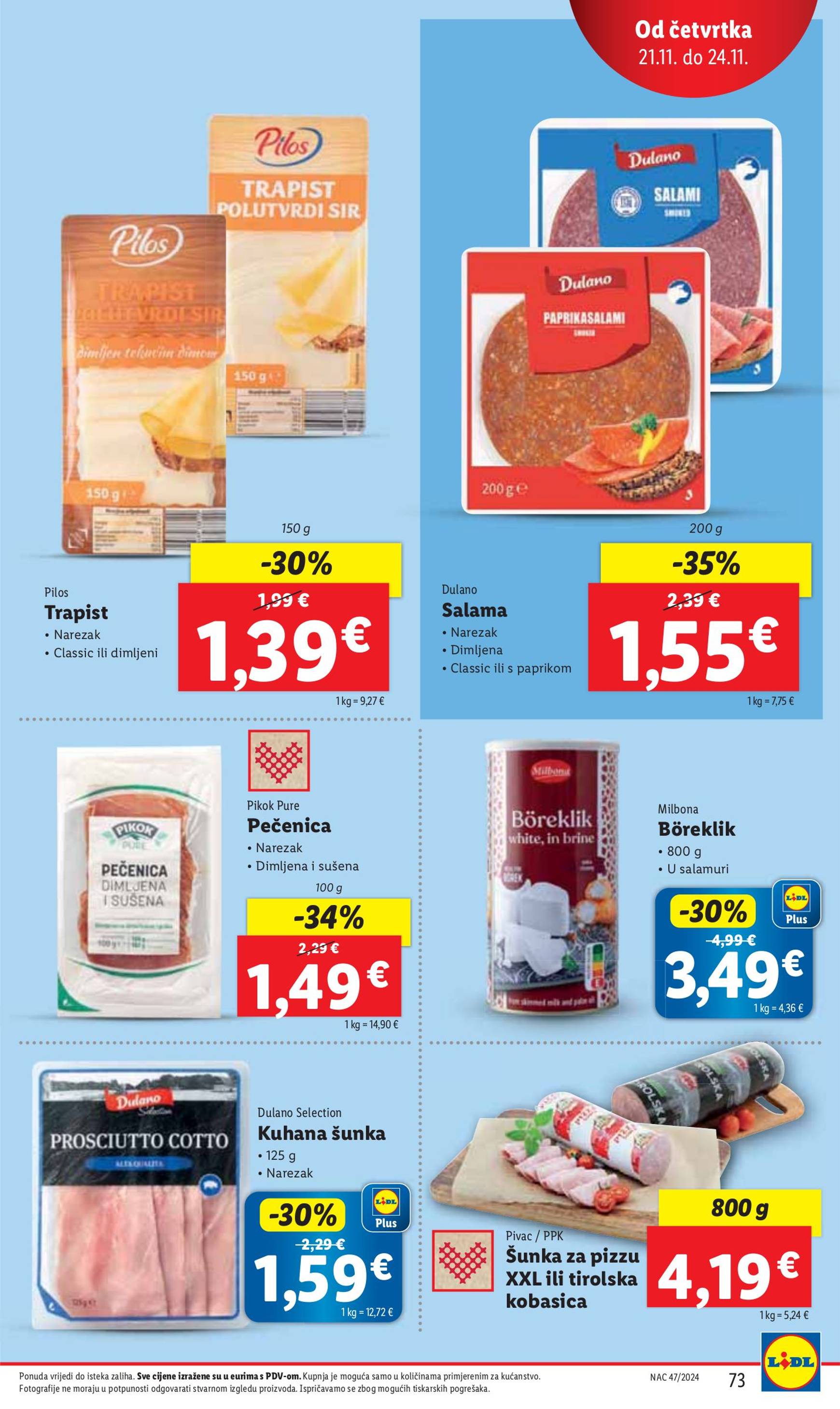 lidl - Lidl - Super ponuda katalog vrijedi od 19.11. do 24.11. - page: 73