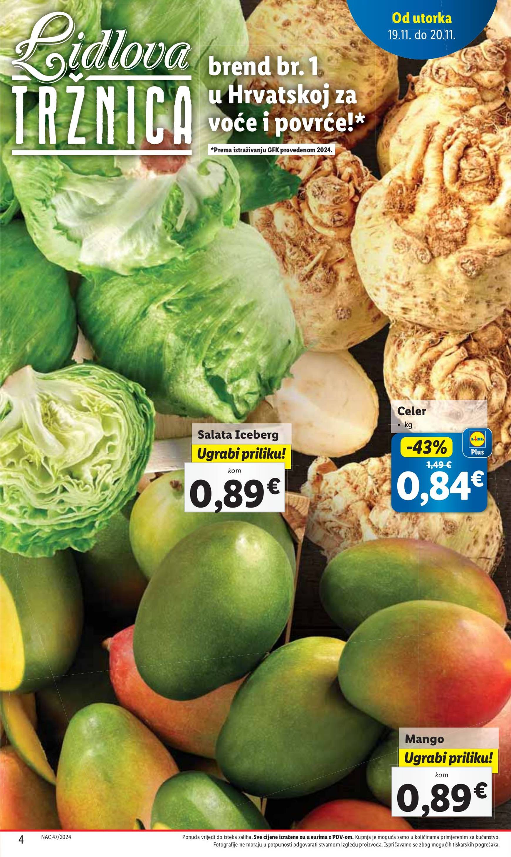 lidl - Lidl - Super ponuda katalog vrijedi od 19.11. do 24.11. - page: 4