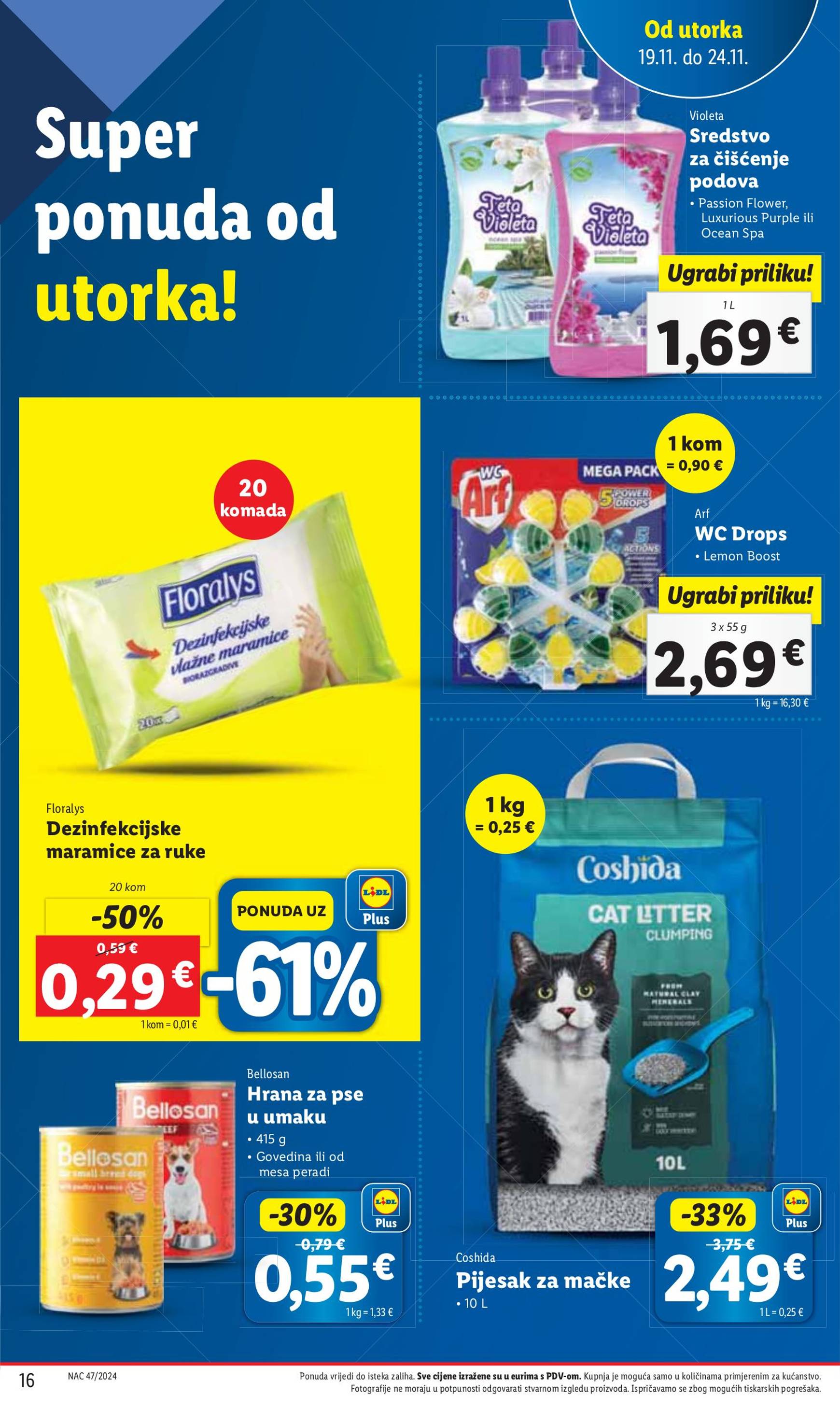 lidl - Lidl - Super ponuda katalog vrijedi od 19.11. do 24.11. - page: 16