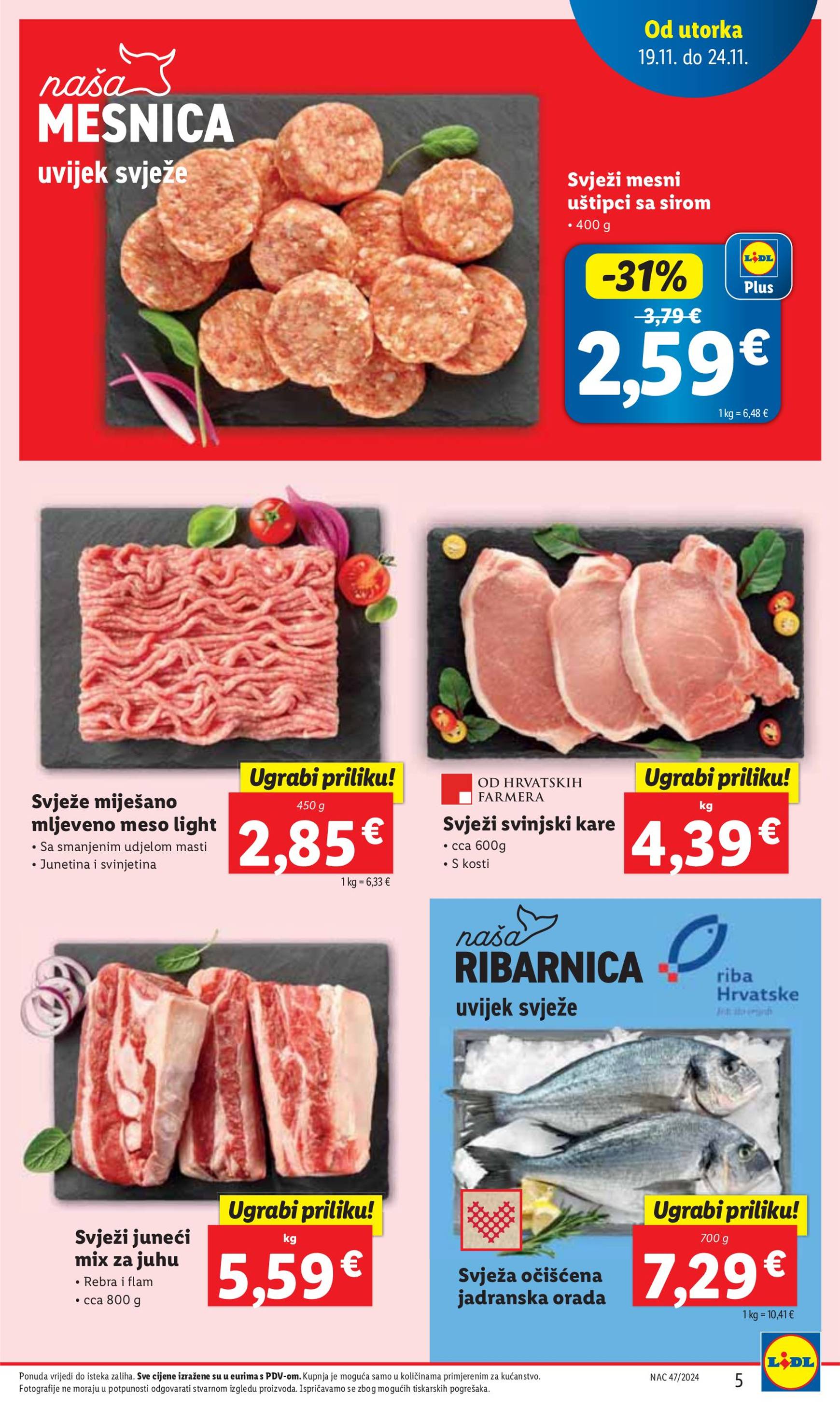 lidl - Lidl - Super ponuda katalog vrijedi od 19.11. do 24.11. - page: 5