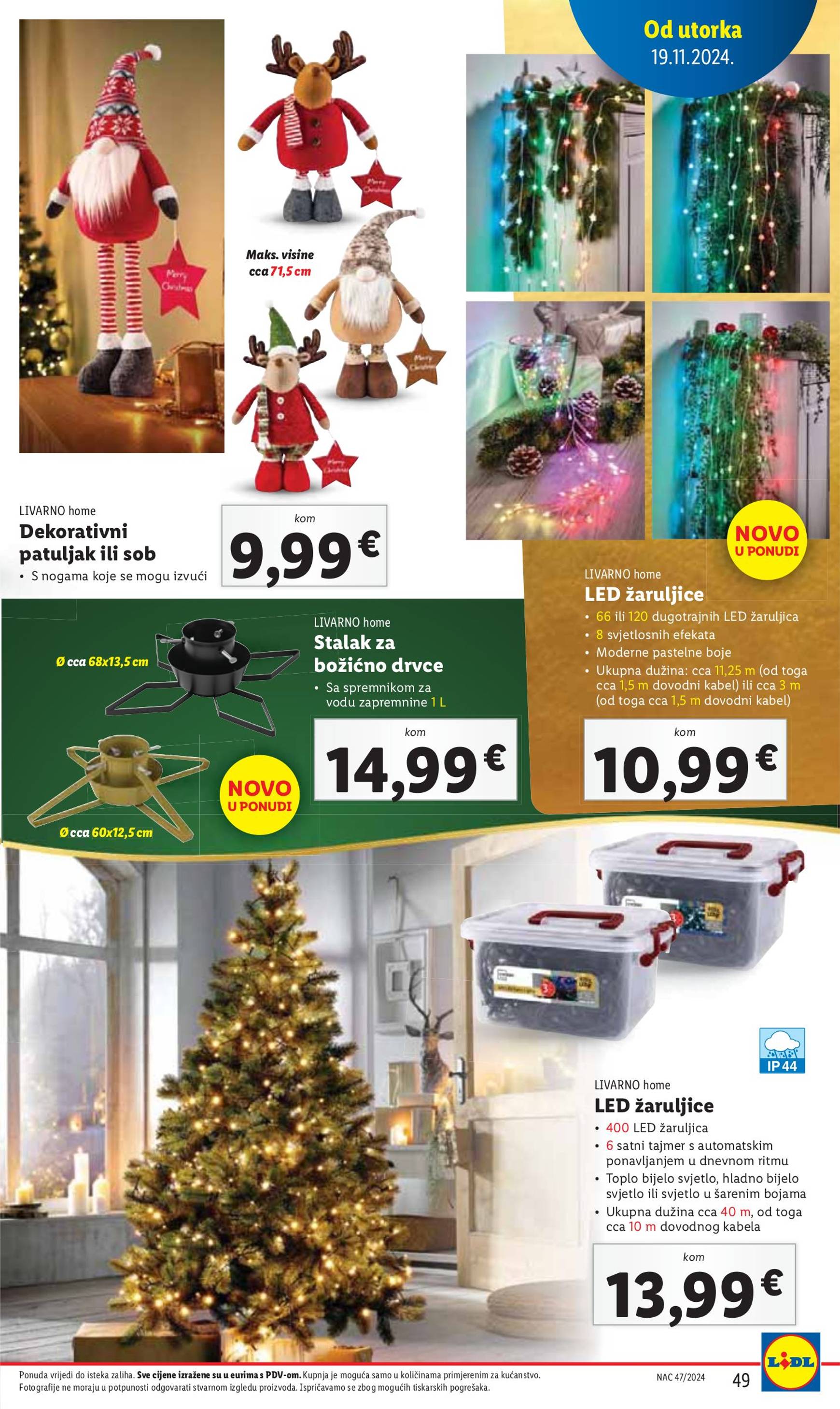 lidl - Lidl - Super ponuda katalog vrijedi od 19.11. do 24.11. - page: 49