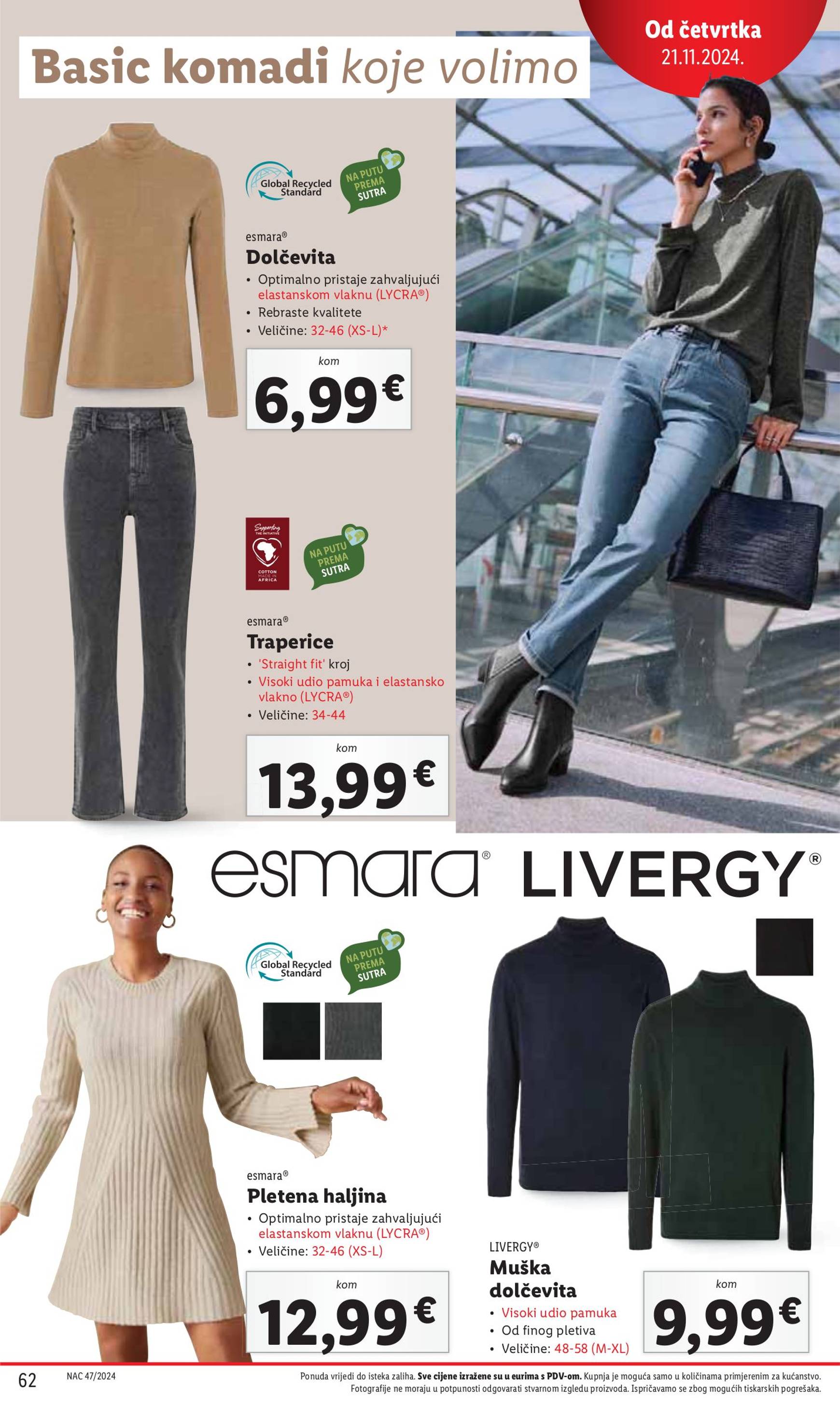 lidl - Lidl - Super ponuda katalog vrijedi od 19.11. do 24.11. - page: 62