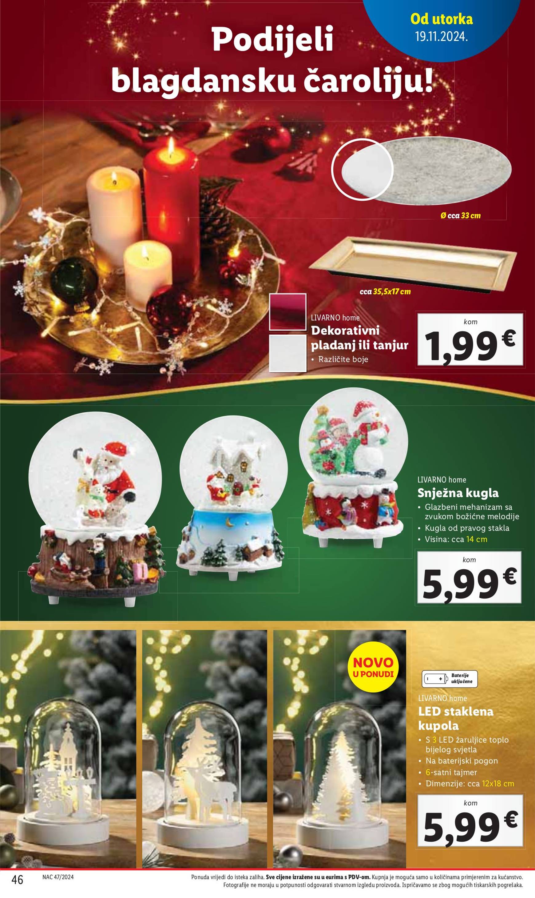 lidl - Lidl - Super ponuda katalog vrijedi od 19.11. do 24.11. - page: 46