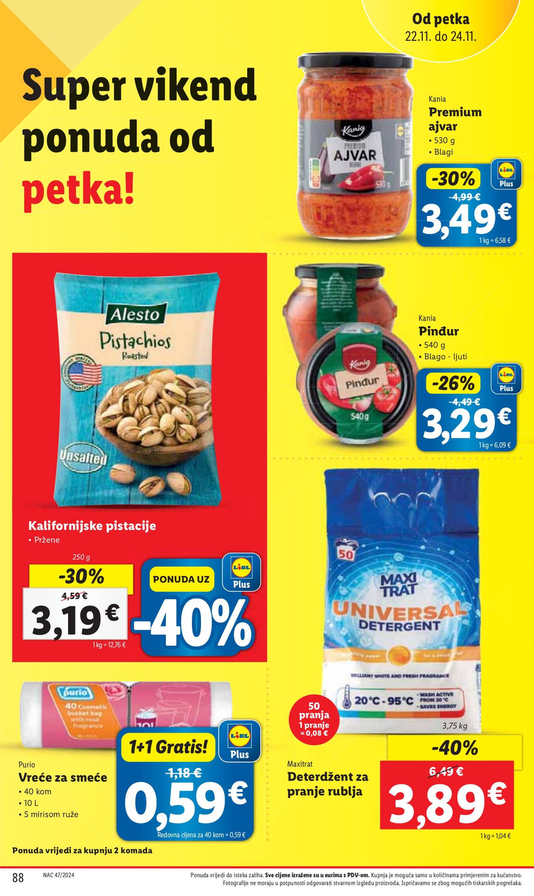 lidl - Lidl - Super ponuda katalog vrijedi od 19.11. do 24.11. - page: 88