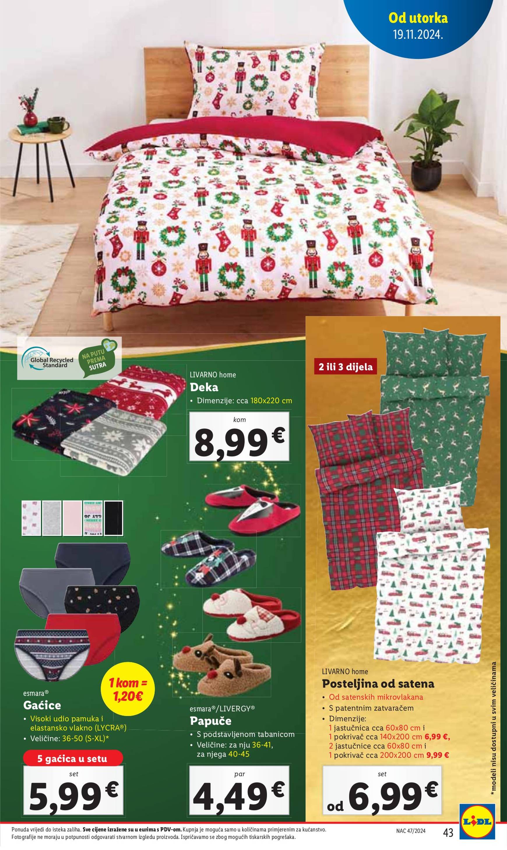 lidl - Lidl - Super ponuda katalog vrijedi od 19.11. do 24.11. - page: 43