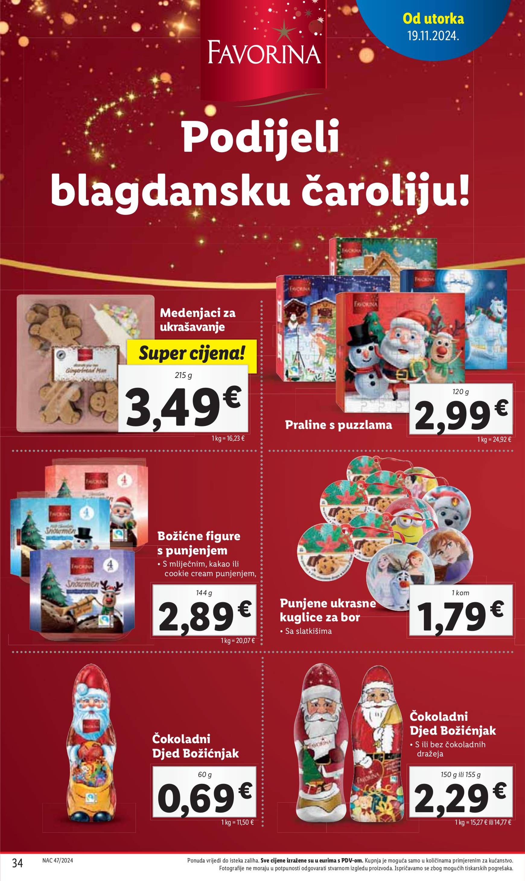 lidl - Lidl - Super ponuda katalog vrijedi od 19.11. do 24.11. - page: 34