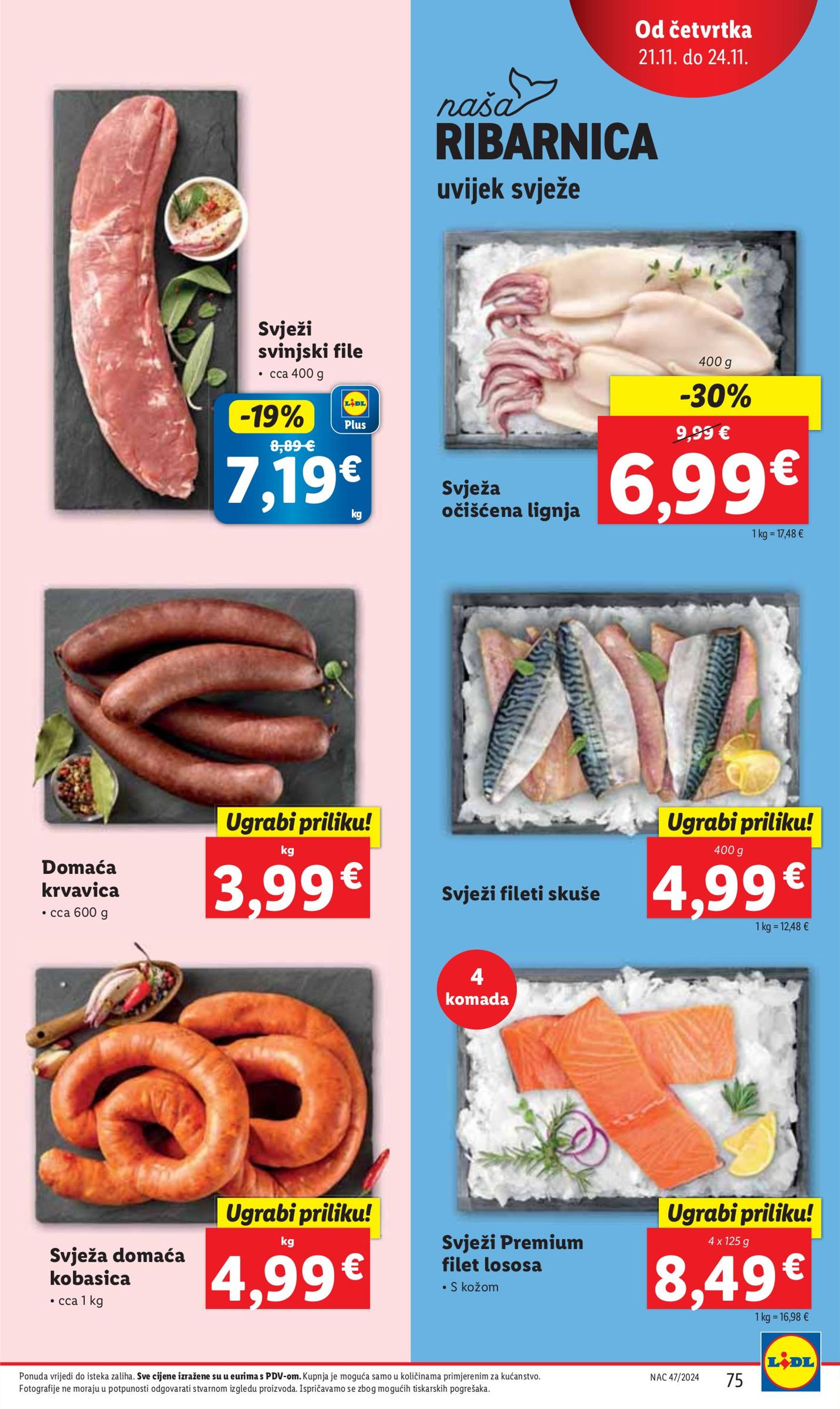 lidl - Lidl - Super ponuda katalog vrijedi od 19.11. do 24.11. - page: 75