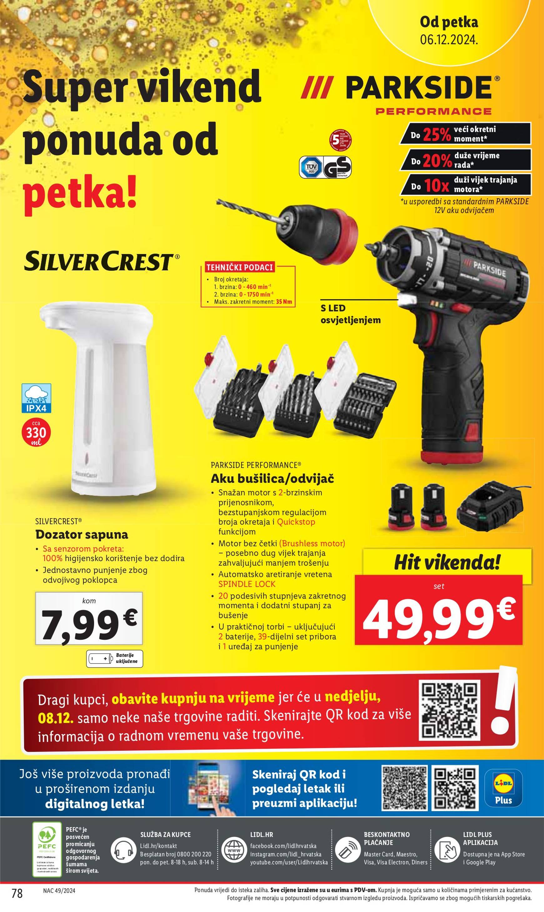 lidl - Lidl katalog vrijedi od 02.12. do 08.12. - page: 78