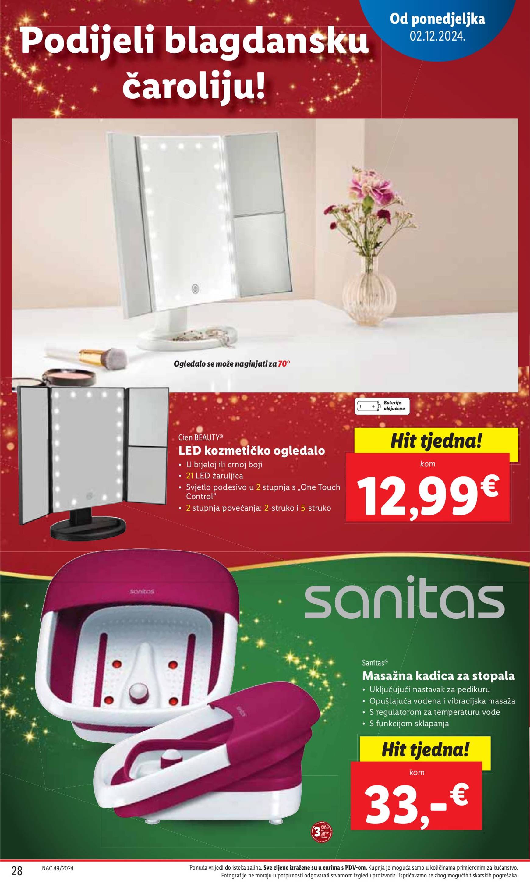 lidl - Lidl katalog vrijedi od 02.12. do 08.12. - page: 28