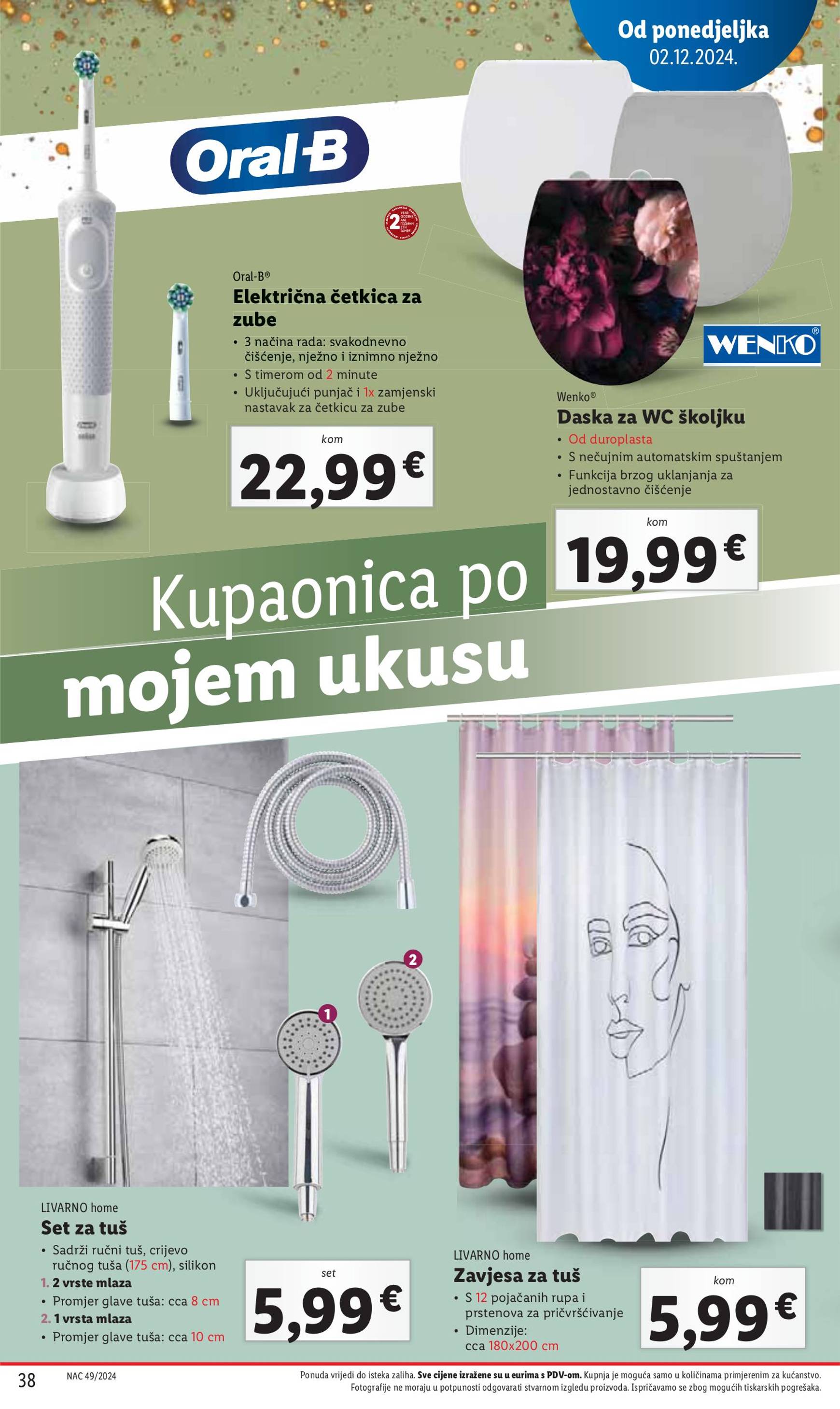 lidl - Lidl katalog vrijedi od 02.12. do 08.12. - page: 38