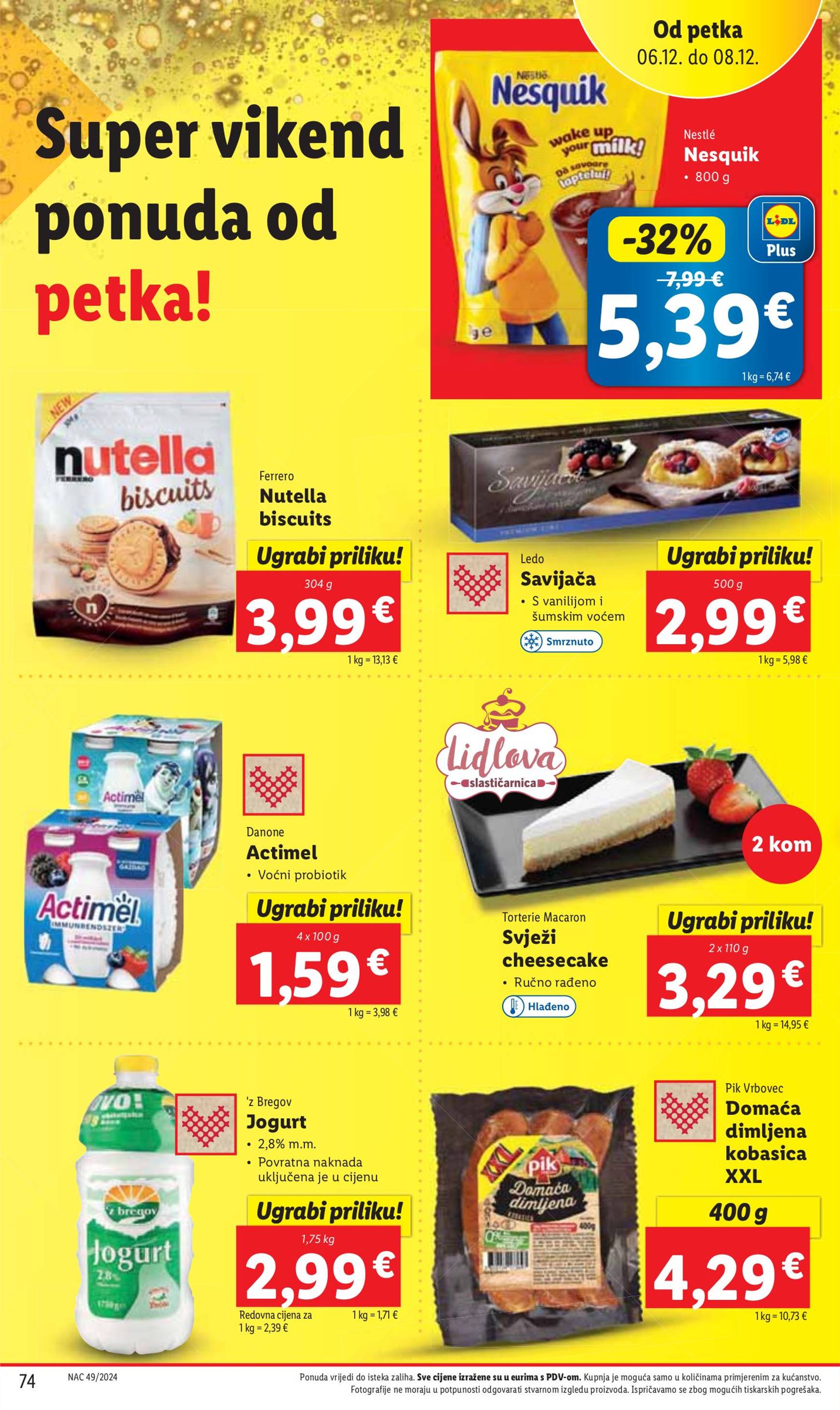 lidl - Lidl katalog vrijedi od 02.12. do 08.12. - page: 74