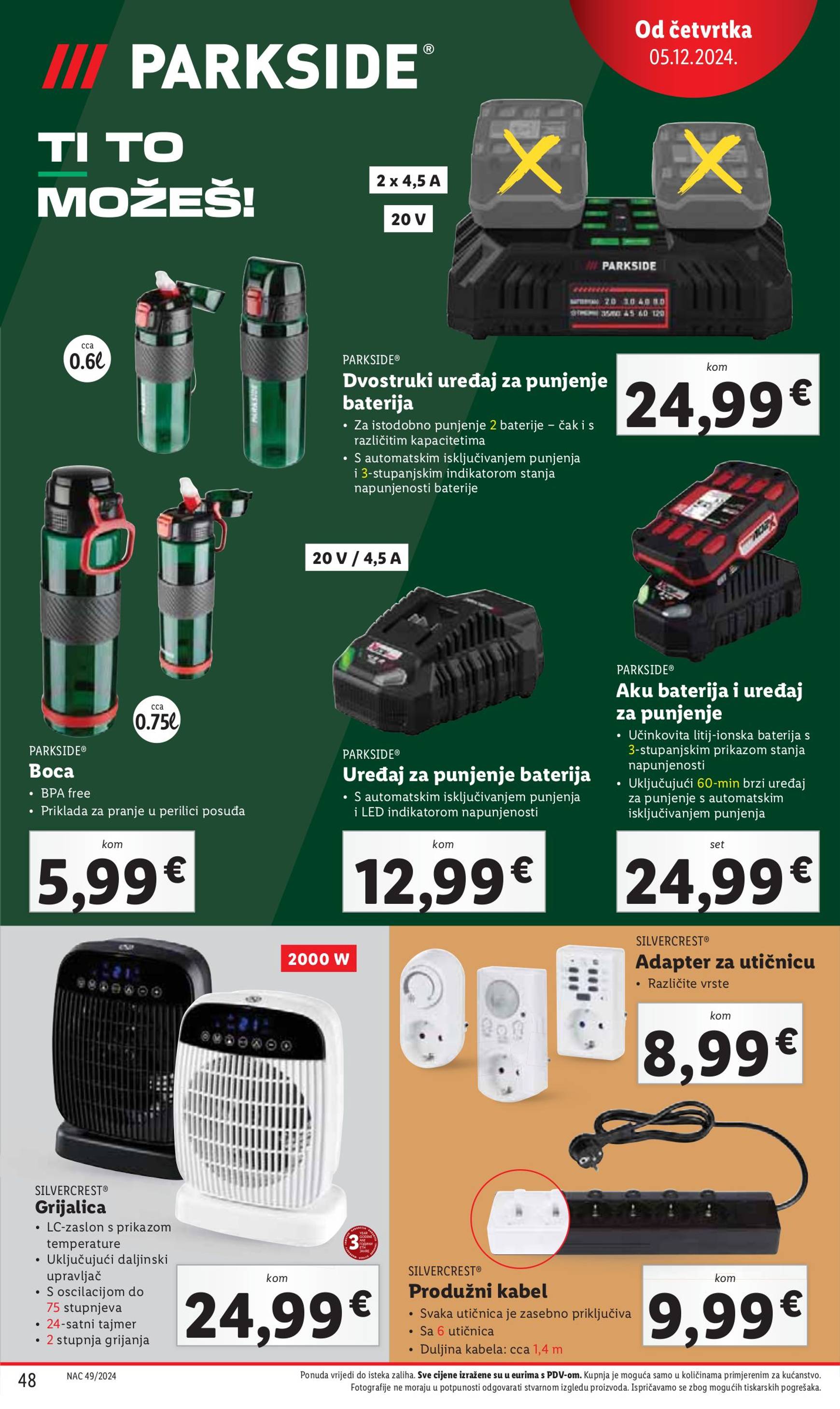 lidl - Lidl katalog vrijedi od 02.12. do 08.12. - page: 48