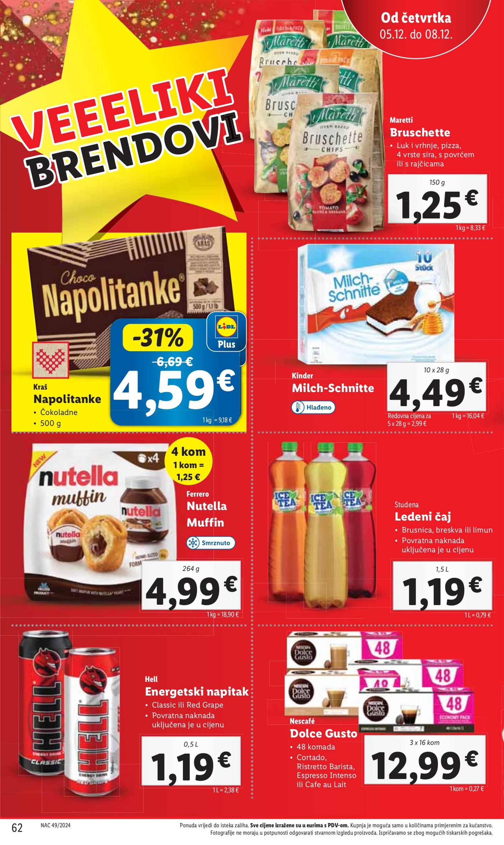 lidl - Lidl katalog vrijedi od 02.12. do 08.12. - page: 62