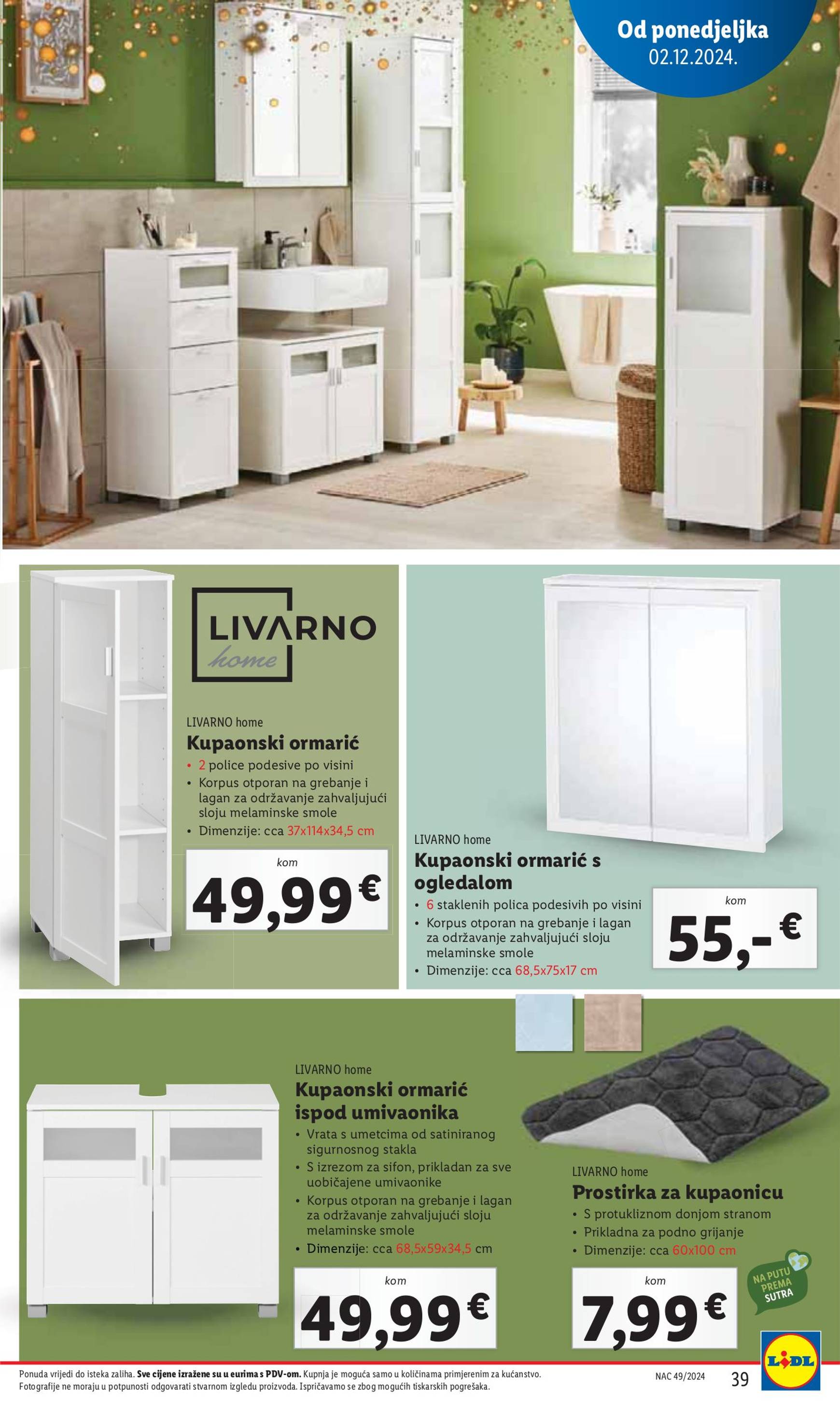 lidl - Lidl katalog vrijedi od 02.12. do 08.12. - page: 39