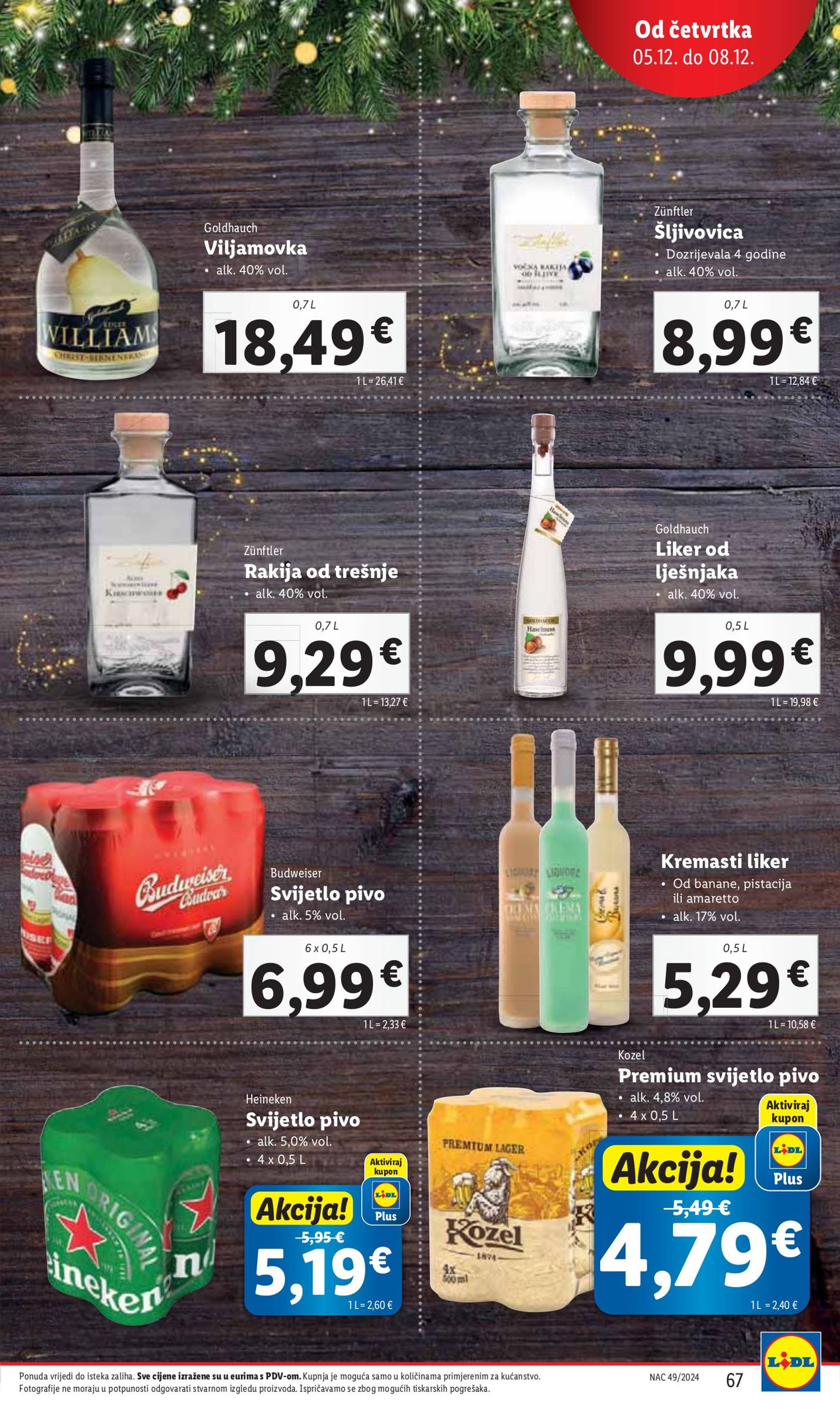 lidl - Lidl katalog vrijedi od 02.12. do 08.12. - page: 67