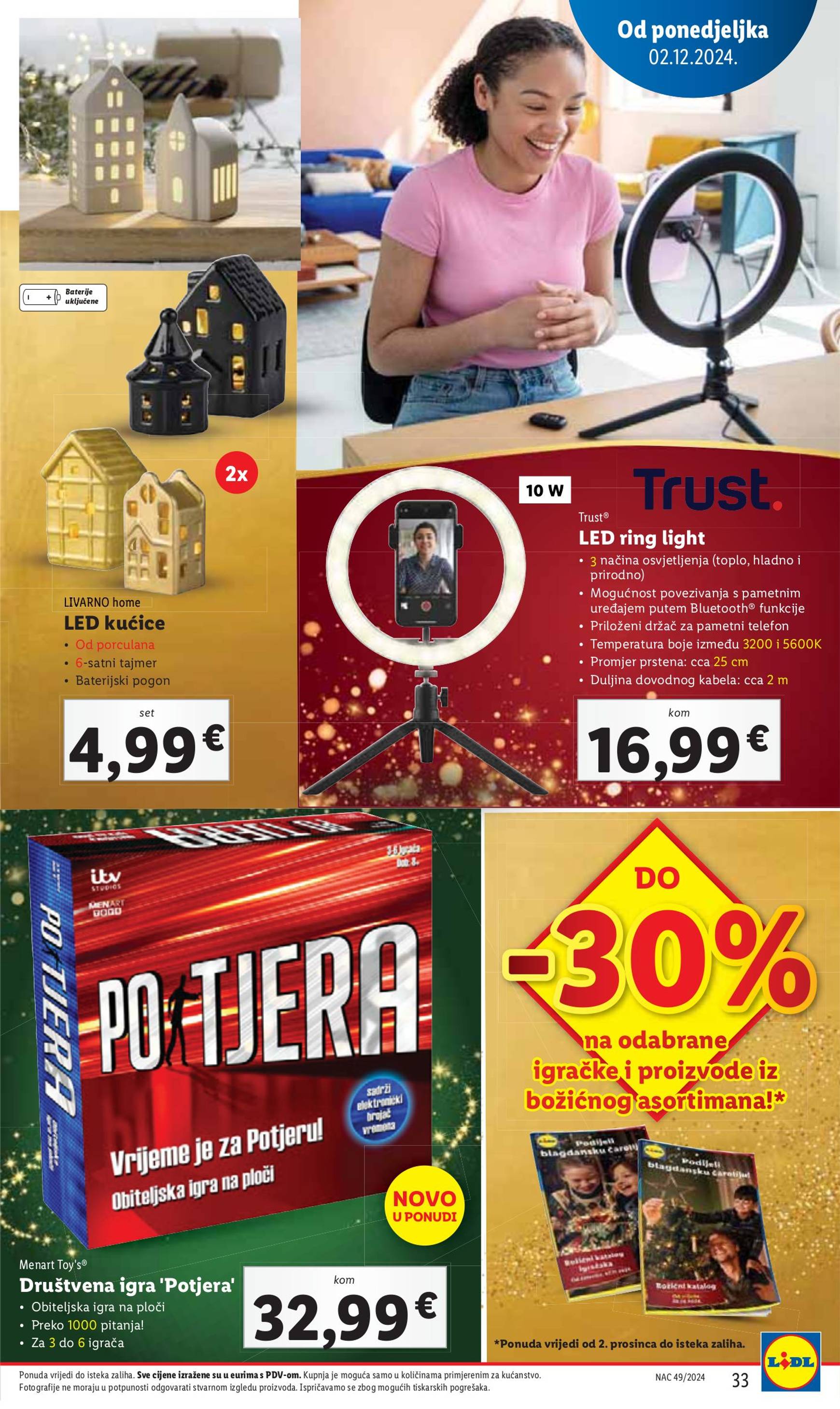 lidl - Lidl katalog vrijedi od 02.12. do 08.12. - page: 33