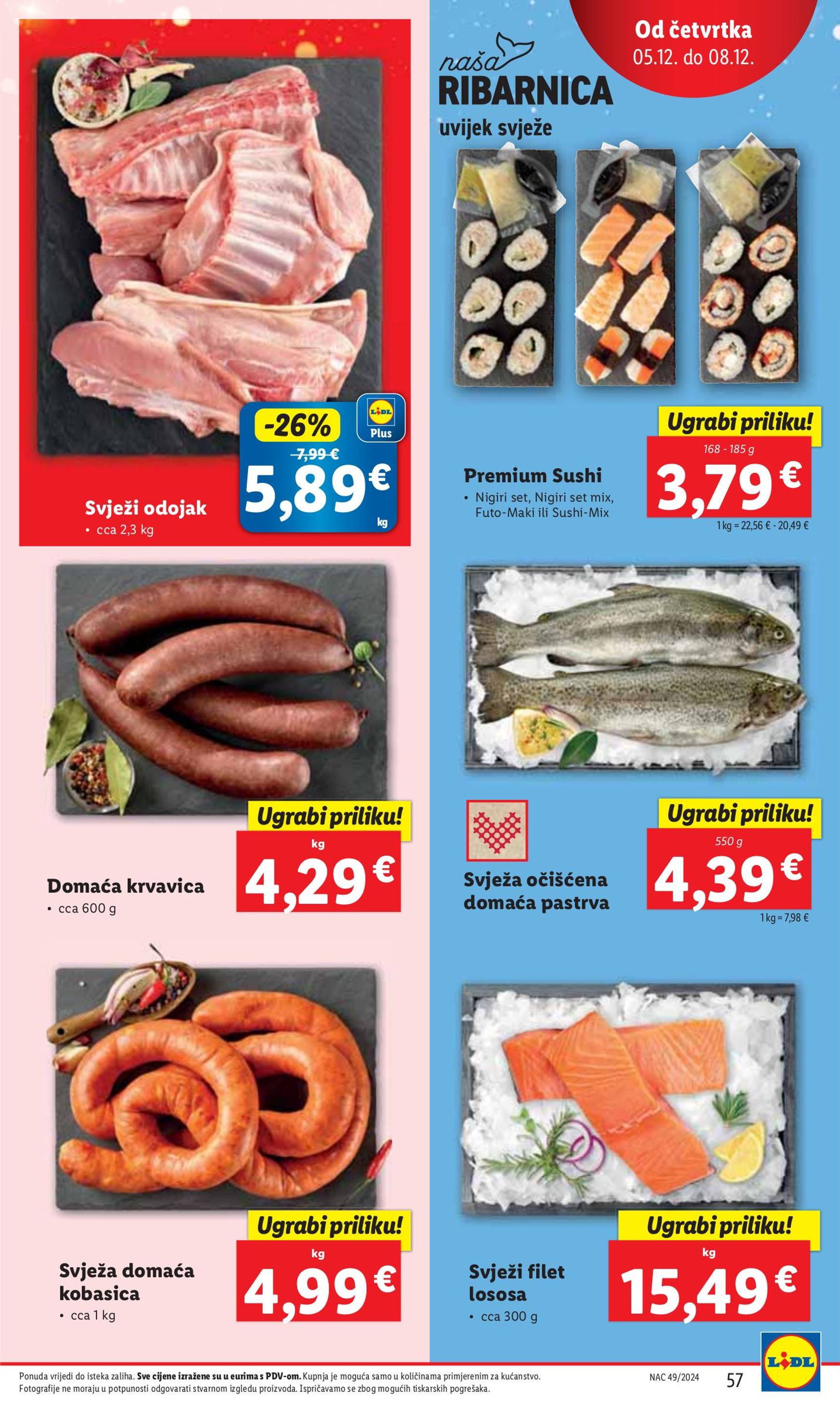 lidl - Lidl katalog vrijedi od 02.12. do 08.12. - page: 57