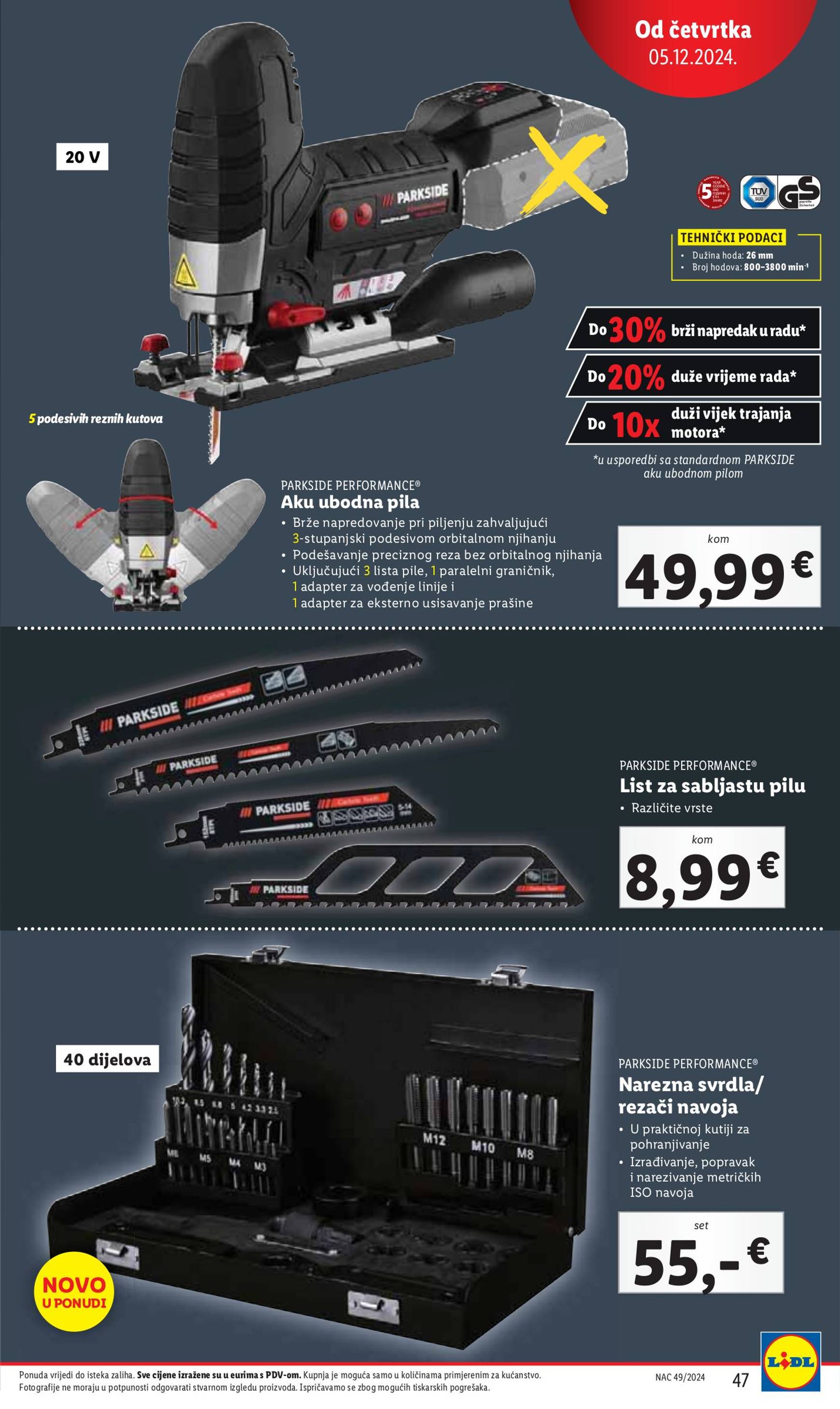 lidl - Lidl katalog vrijedi od 02.12. do 08.12. - page: 47