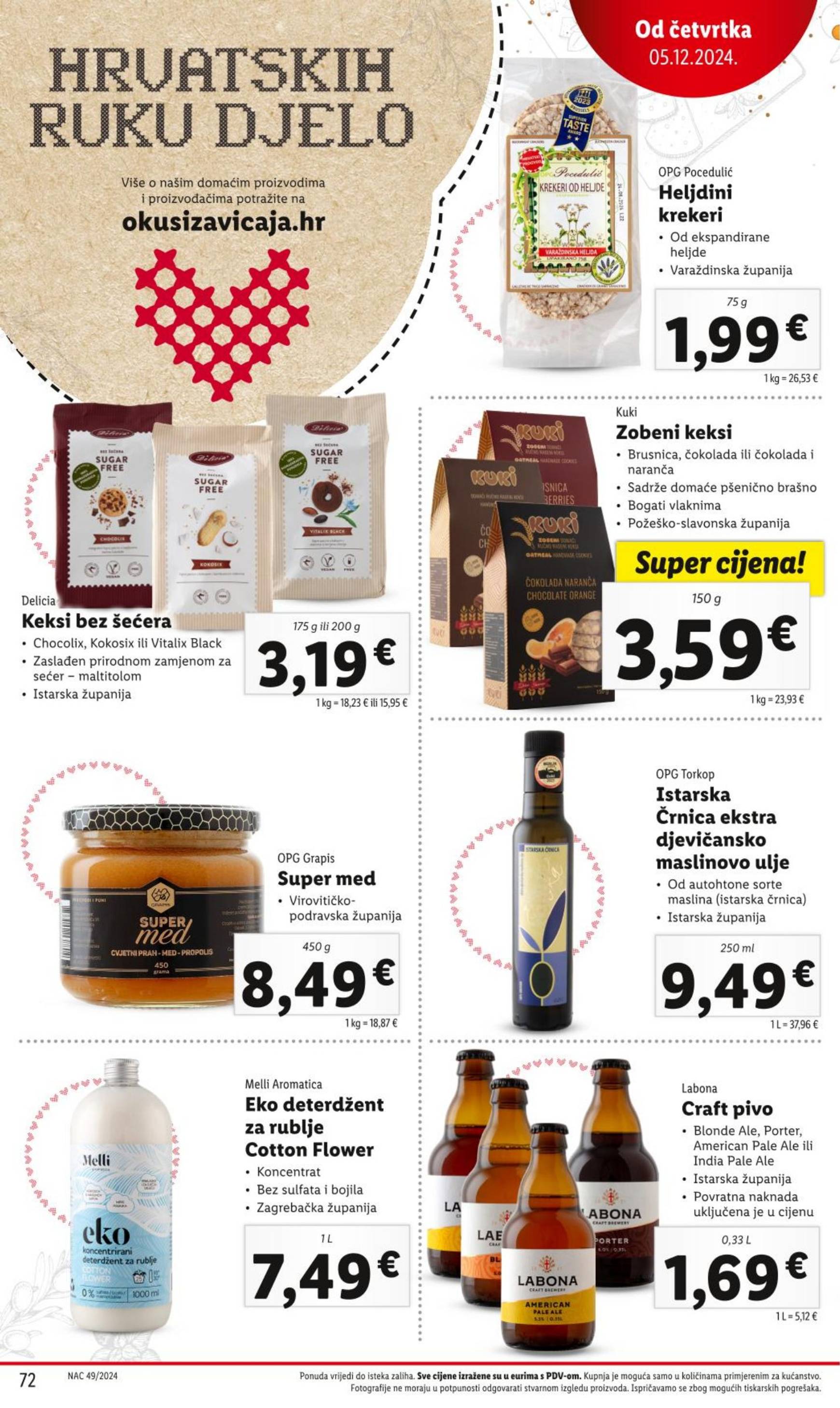 lidl - Lidl katalog vrijedi od 02.12. do 08.12. - page: 72