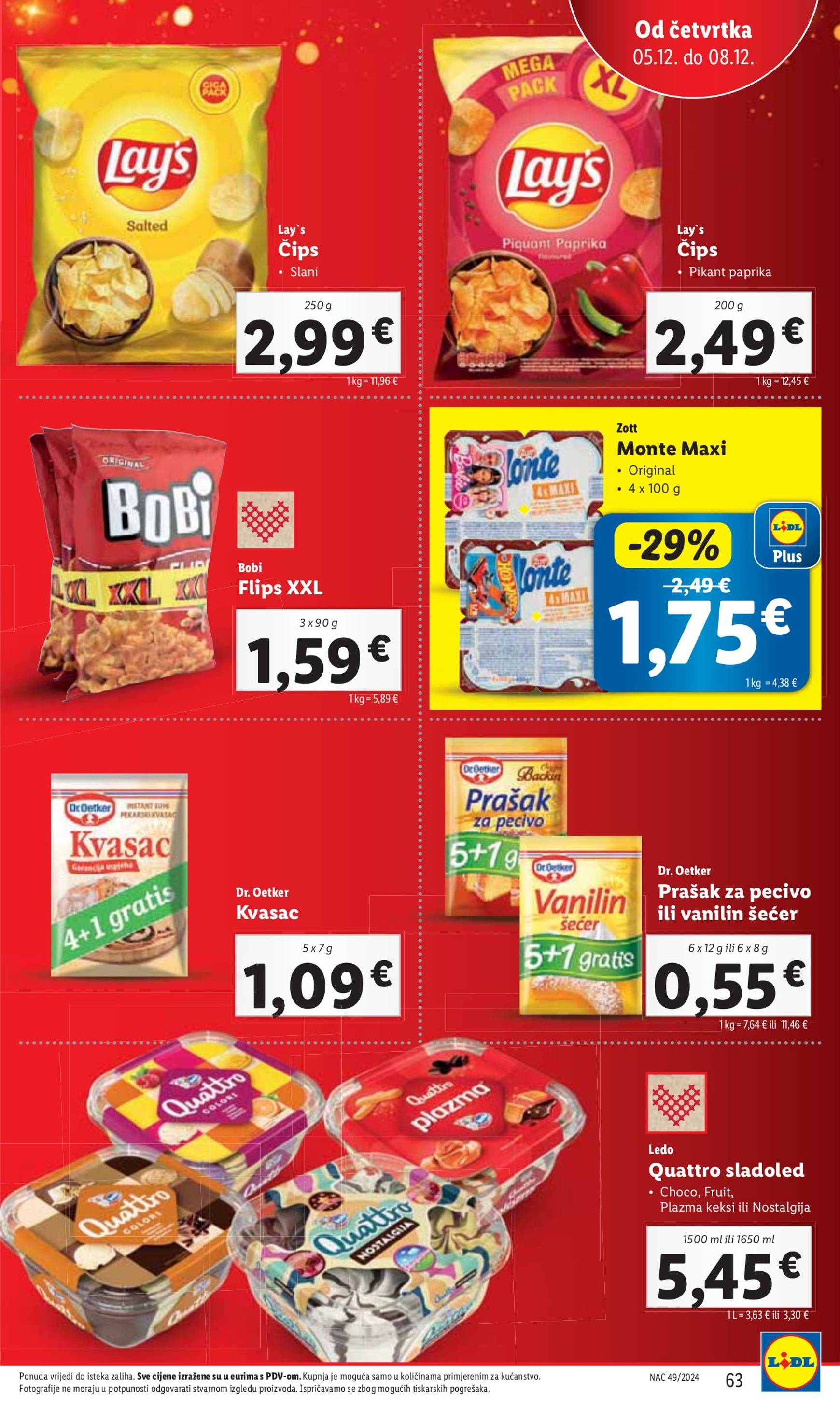 lidl - Lidl katalog vrijedi od 02.12. do 08.12. - page: 63