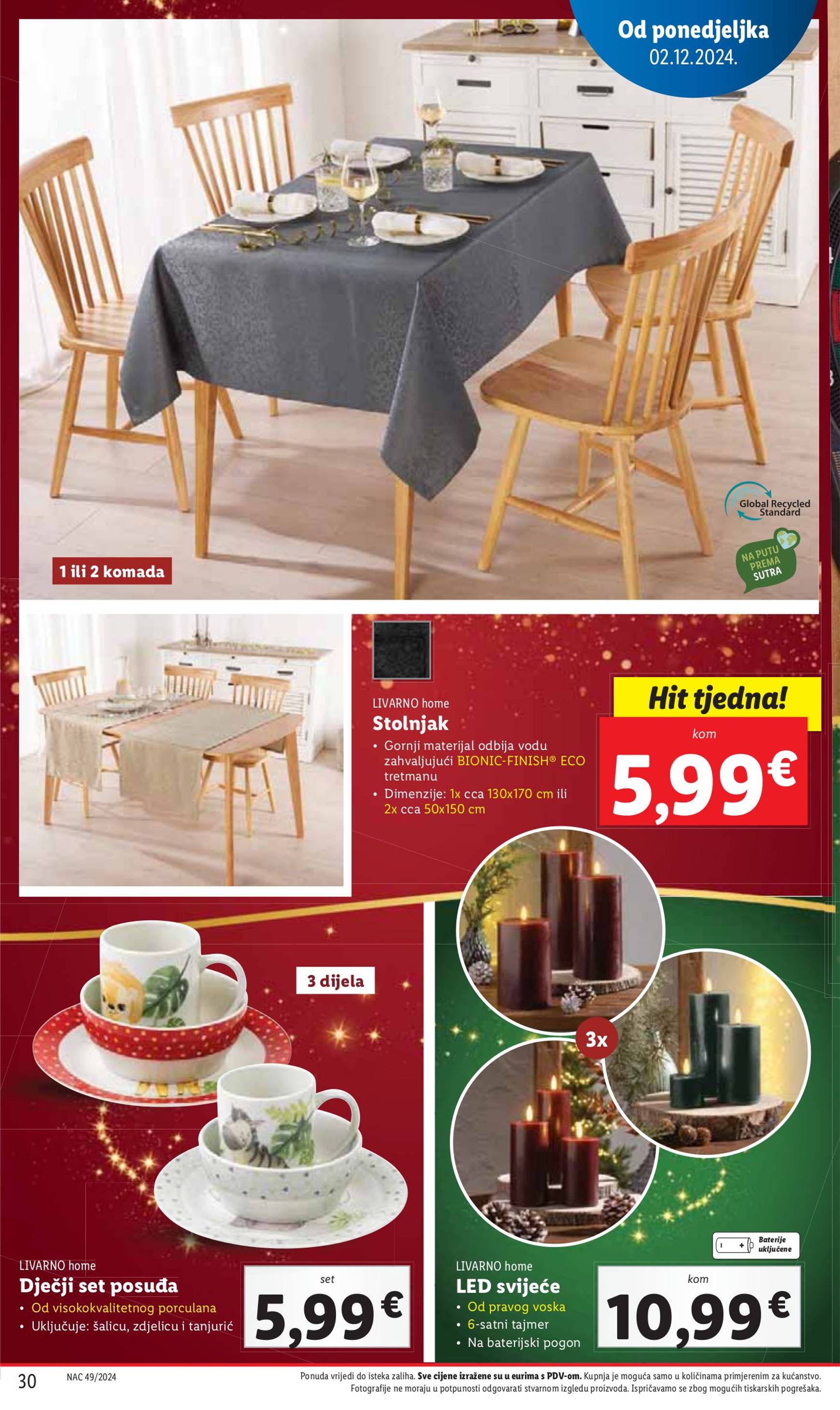 lidl - Lidl katalog vrijedi od 02.12. do 08.12. - page: 30