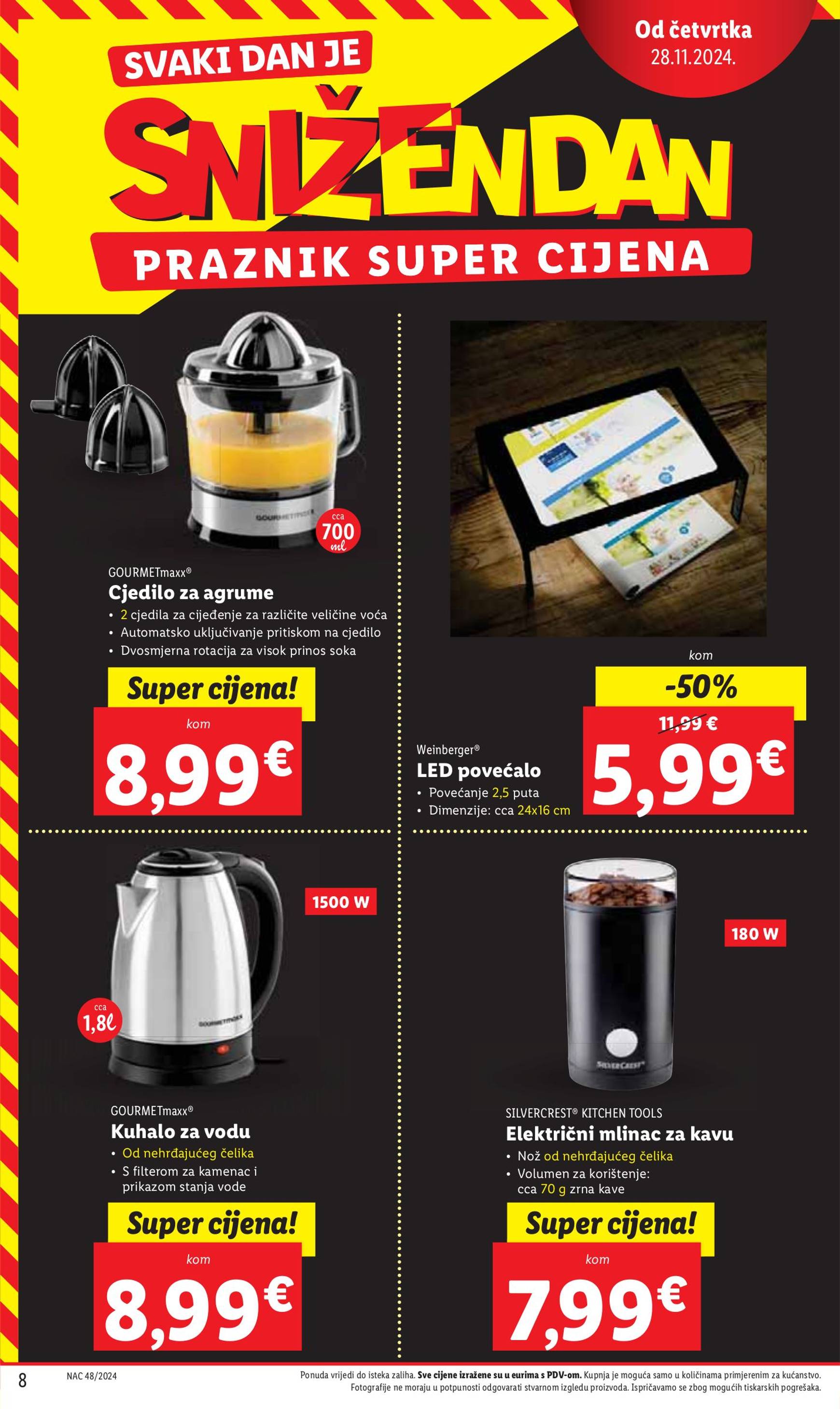 lidl - Lidl - Snižendan katalog vrijedi od 28.11. do 01.12. - page: 8