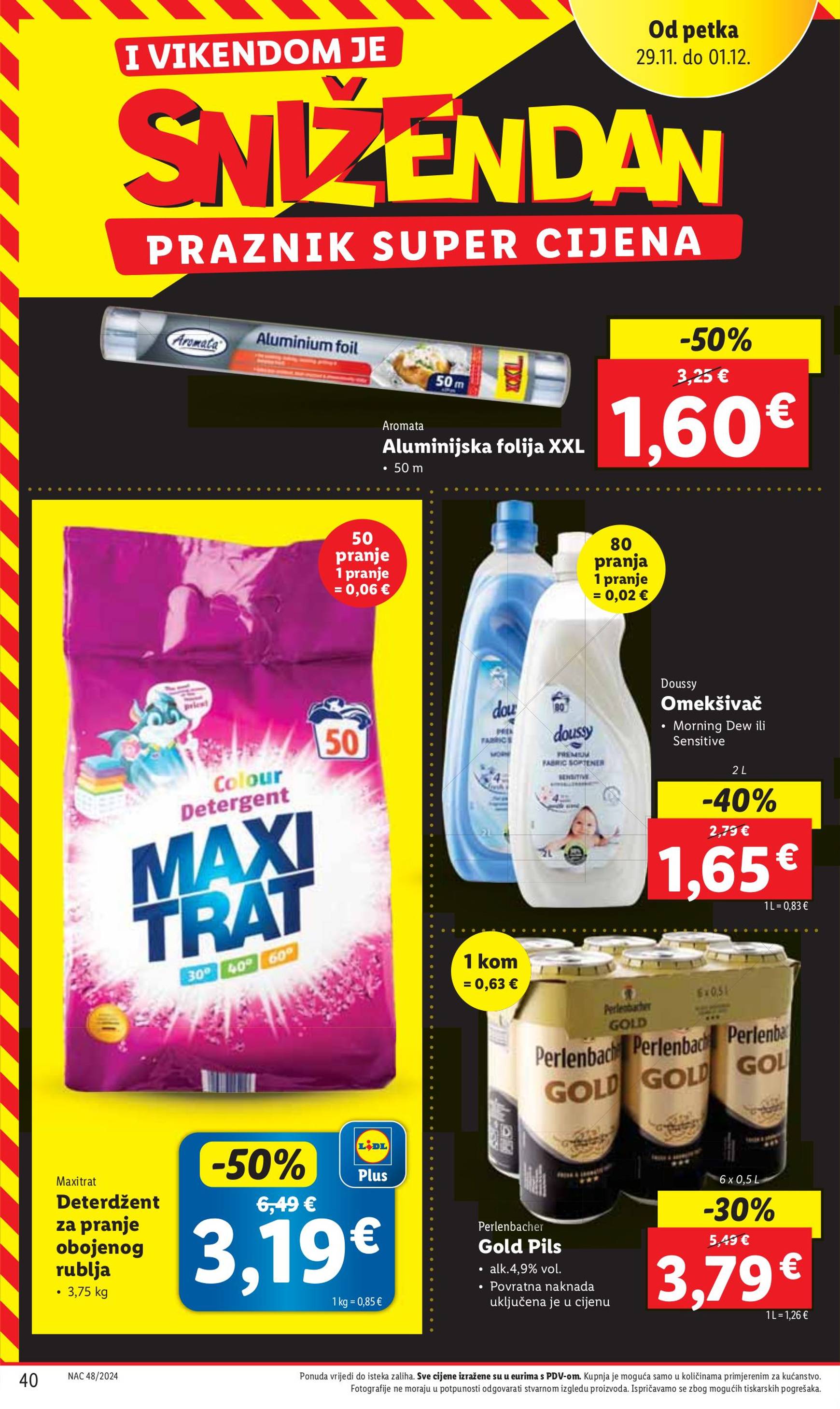 lidl - Lidl - Snižendan katalog vrijedi od 28.11. do 01.12. - page: 40