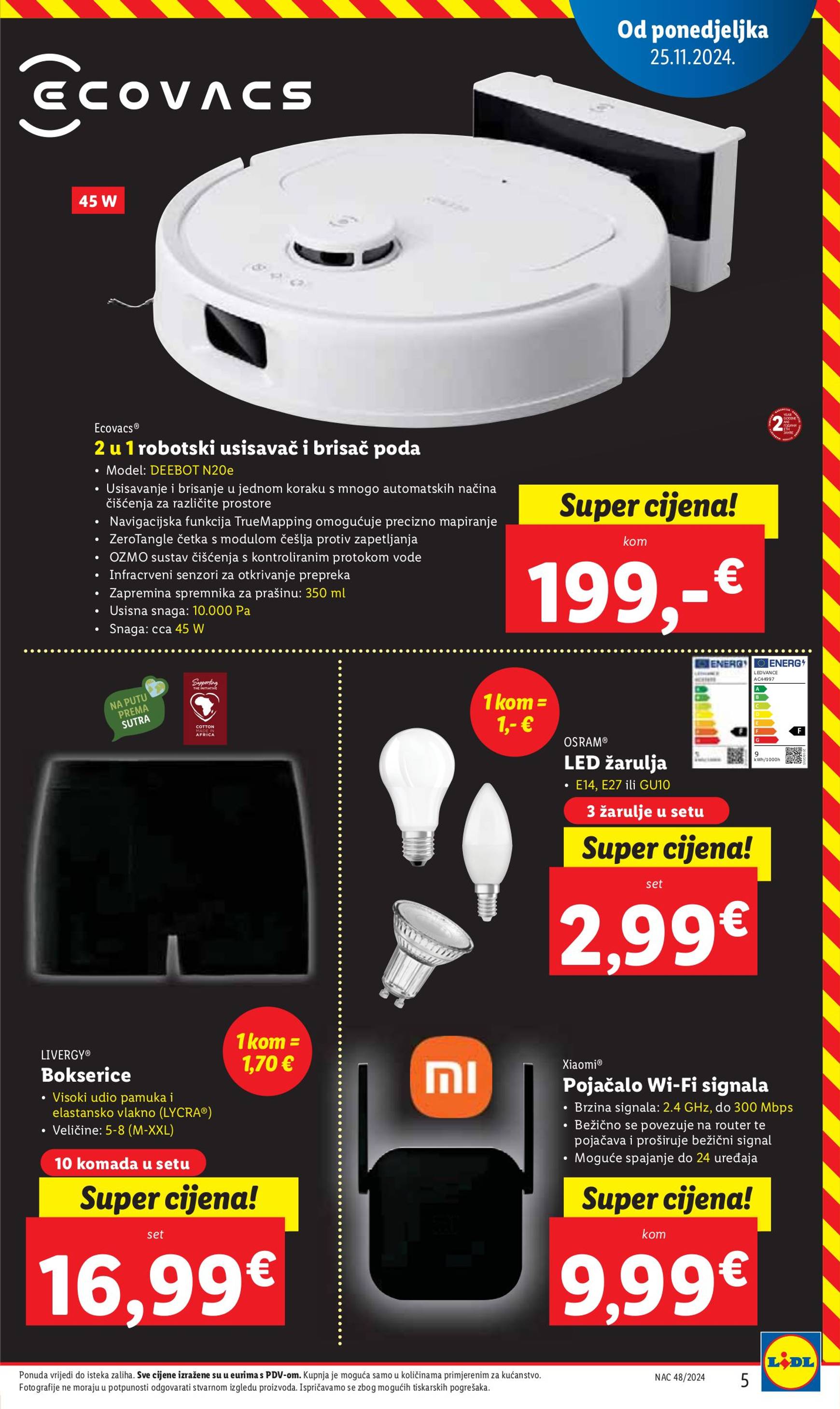 lidl - Lidl - Snižendan katalog vrijedi od 25.11. do 01.12. - page: 5