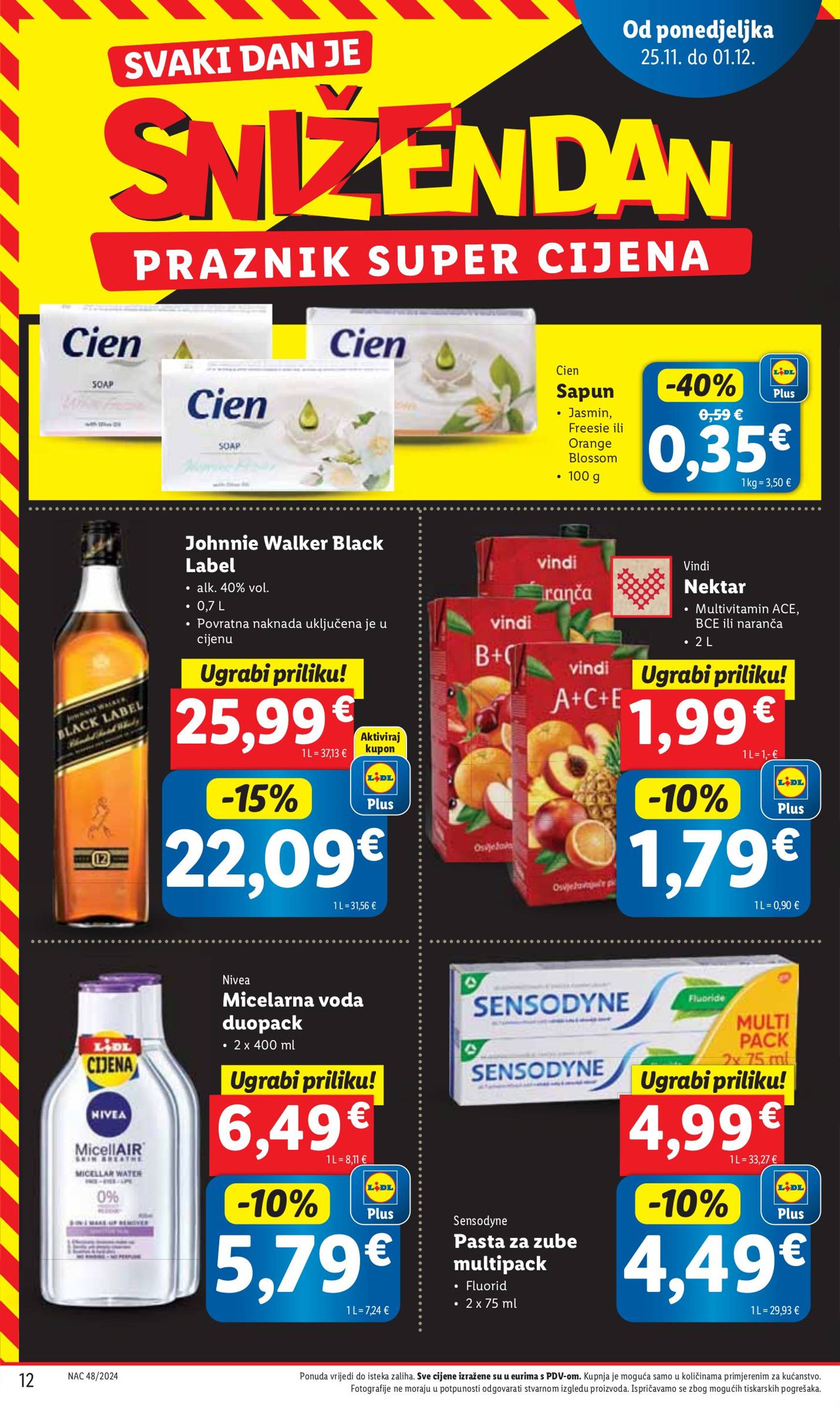 lidl - Lidl - Snižendan katalog vrijedi od 25.11. do 01.12. - page: 12