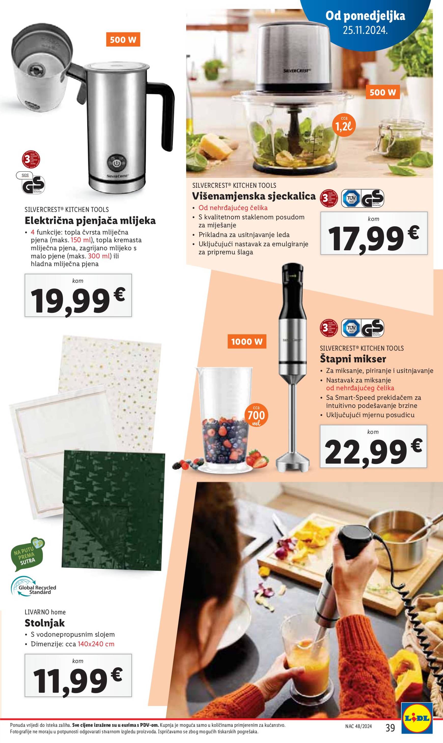 lidl - Lidl - Snižendan katalog vrijedi od 25.11. do 01.12. - page: 39