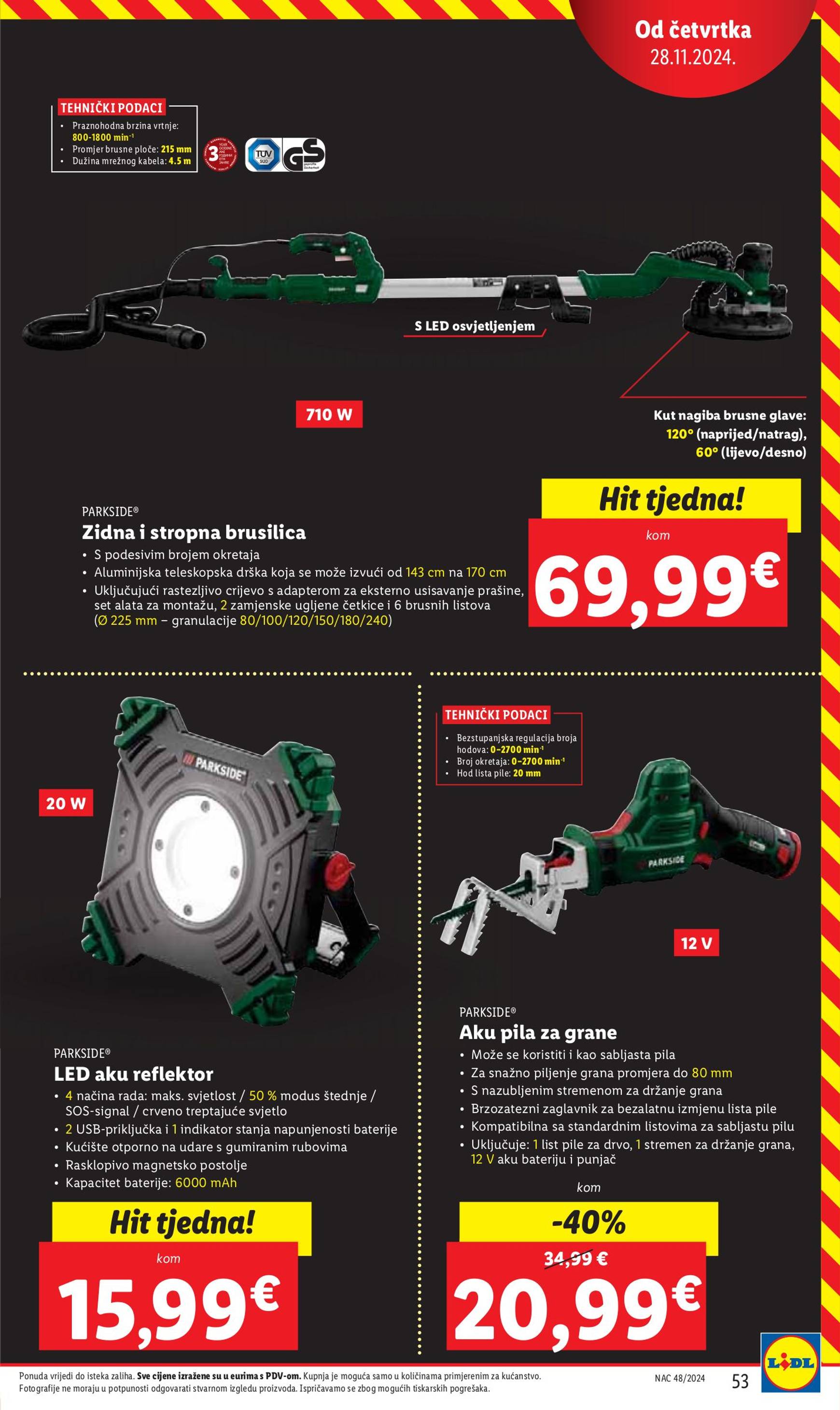 lidl - Lidl - Snižendan katalog vrijedi od 25.11. do 01.12. - page: 53