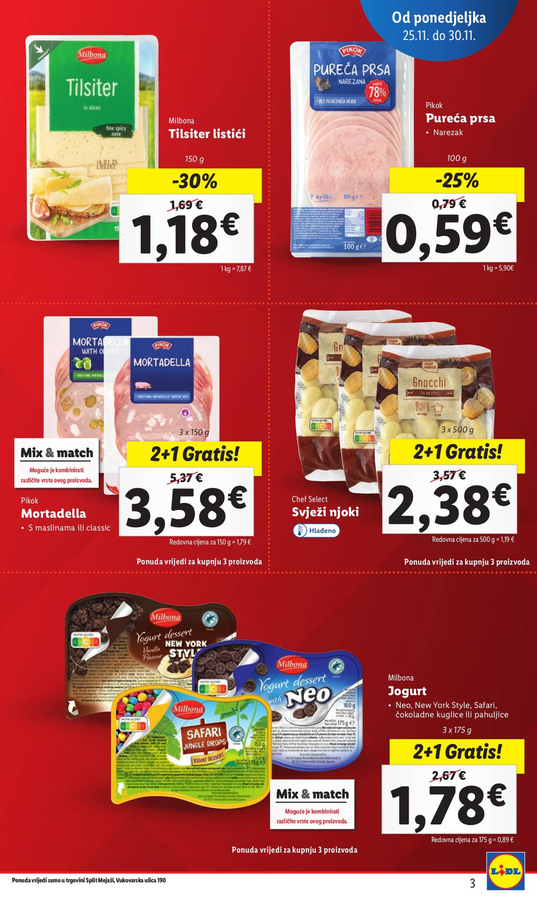 lidl - Lidl - Split katalog vrijedi od 25.11. do 30.11. - page: 3