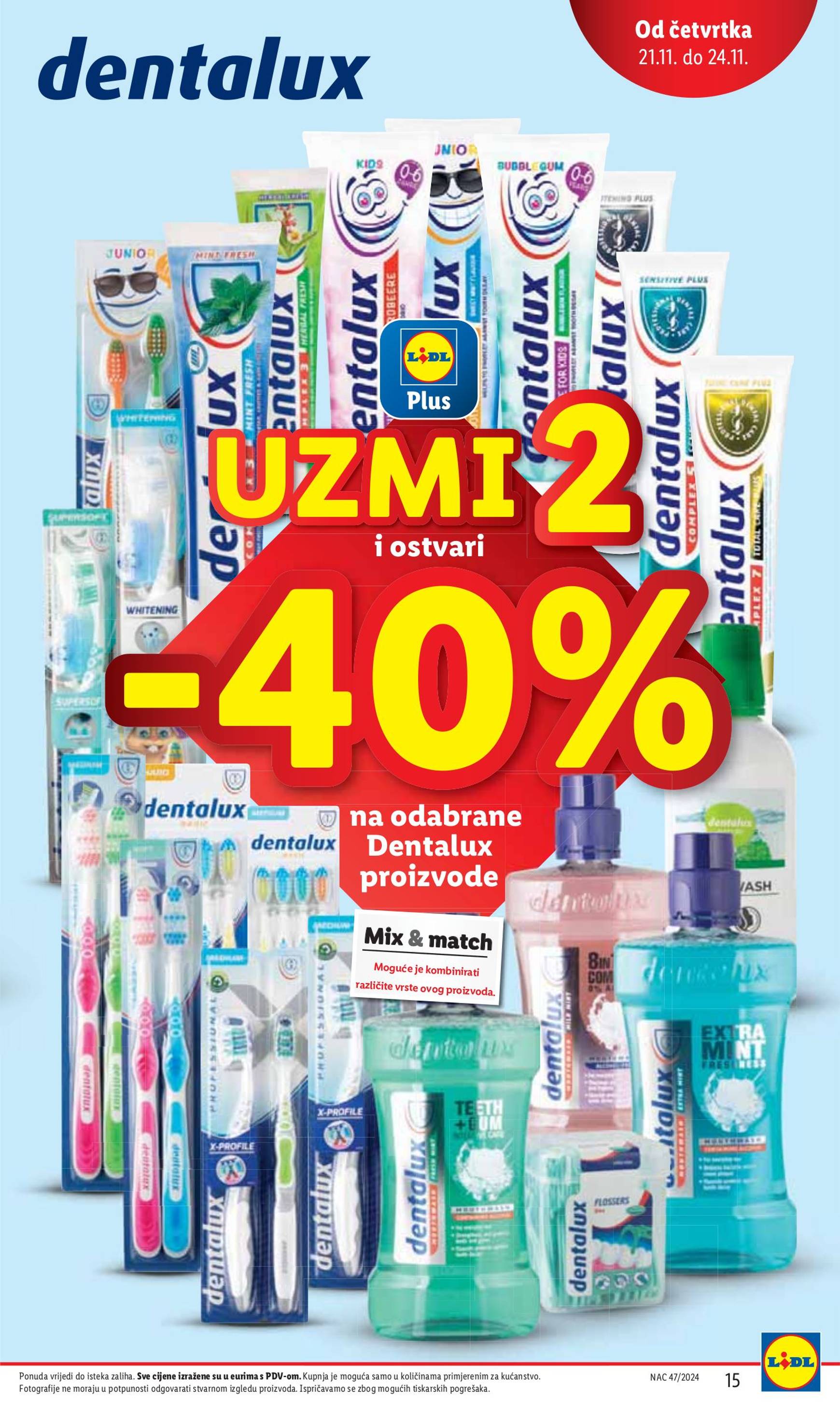 lidl - Lidl katalog vrijedi od 21.11. do 24.11. - page: 15