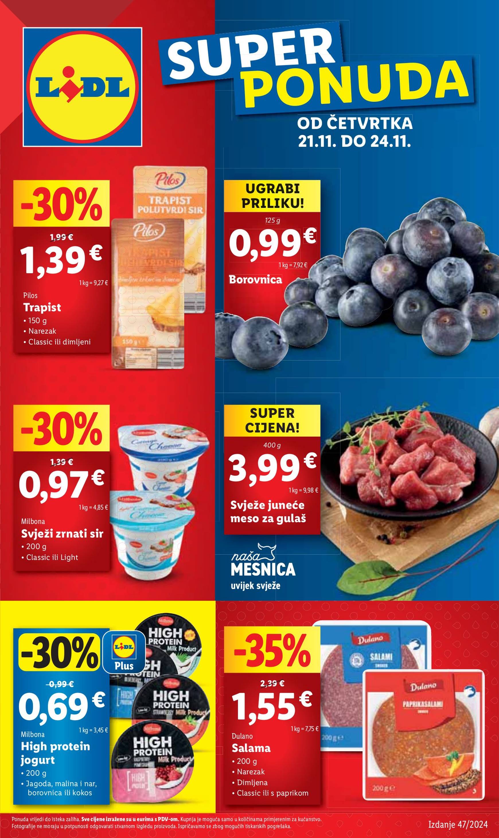 lidl - Lidl katalog vrijedi od 21.11. do 24.11.