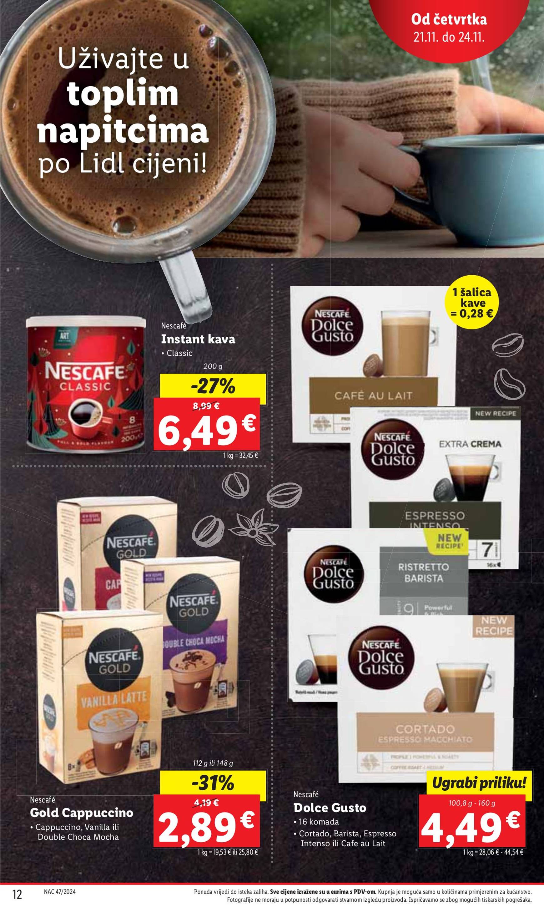 lidl - Lidl katalog vrijedi od 21.11. do 24.11. - page: 12