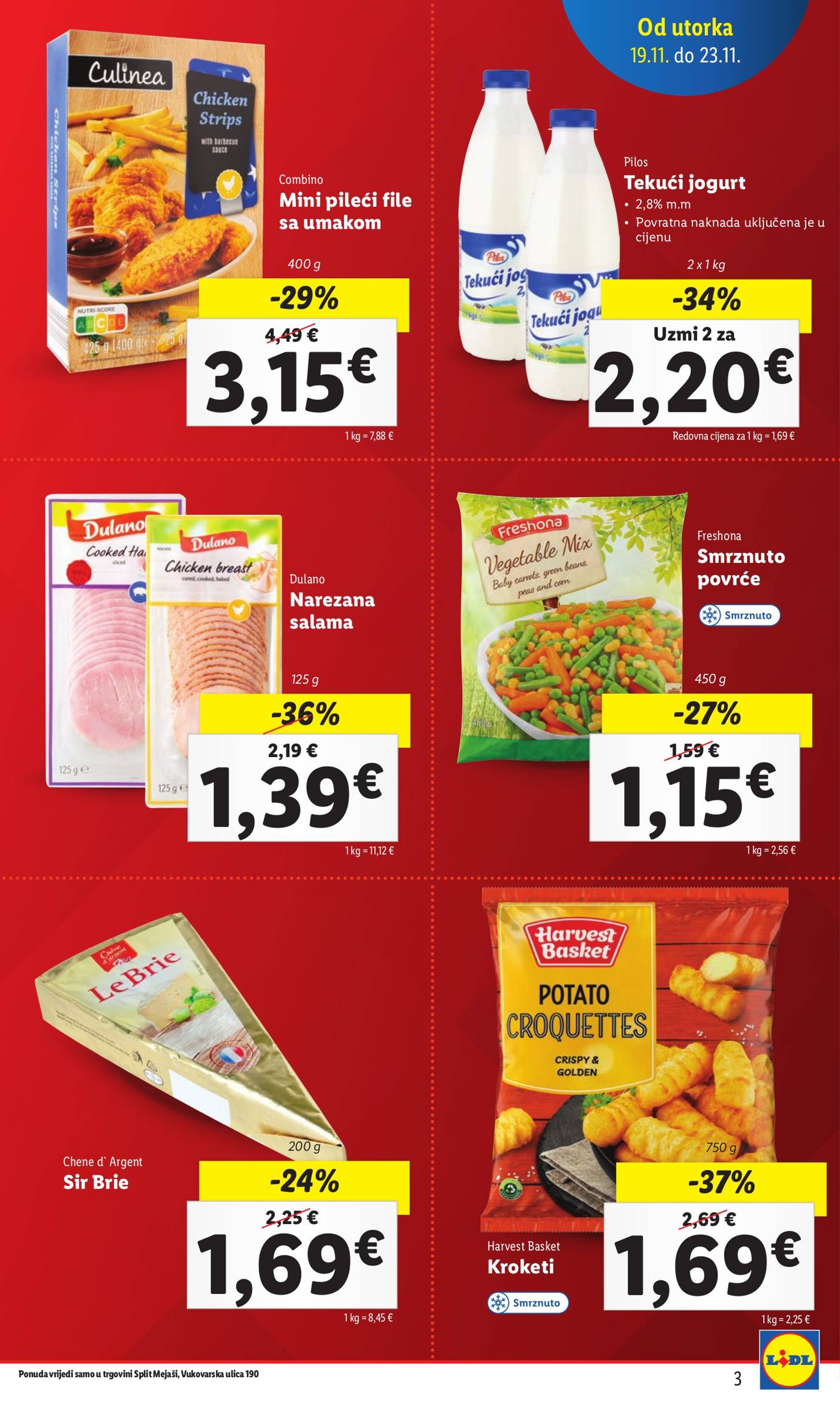 lidl - Lidl - Split katalog vrijedi od 19.11. do 23.11. - page: 3