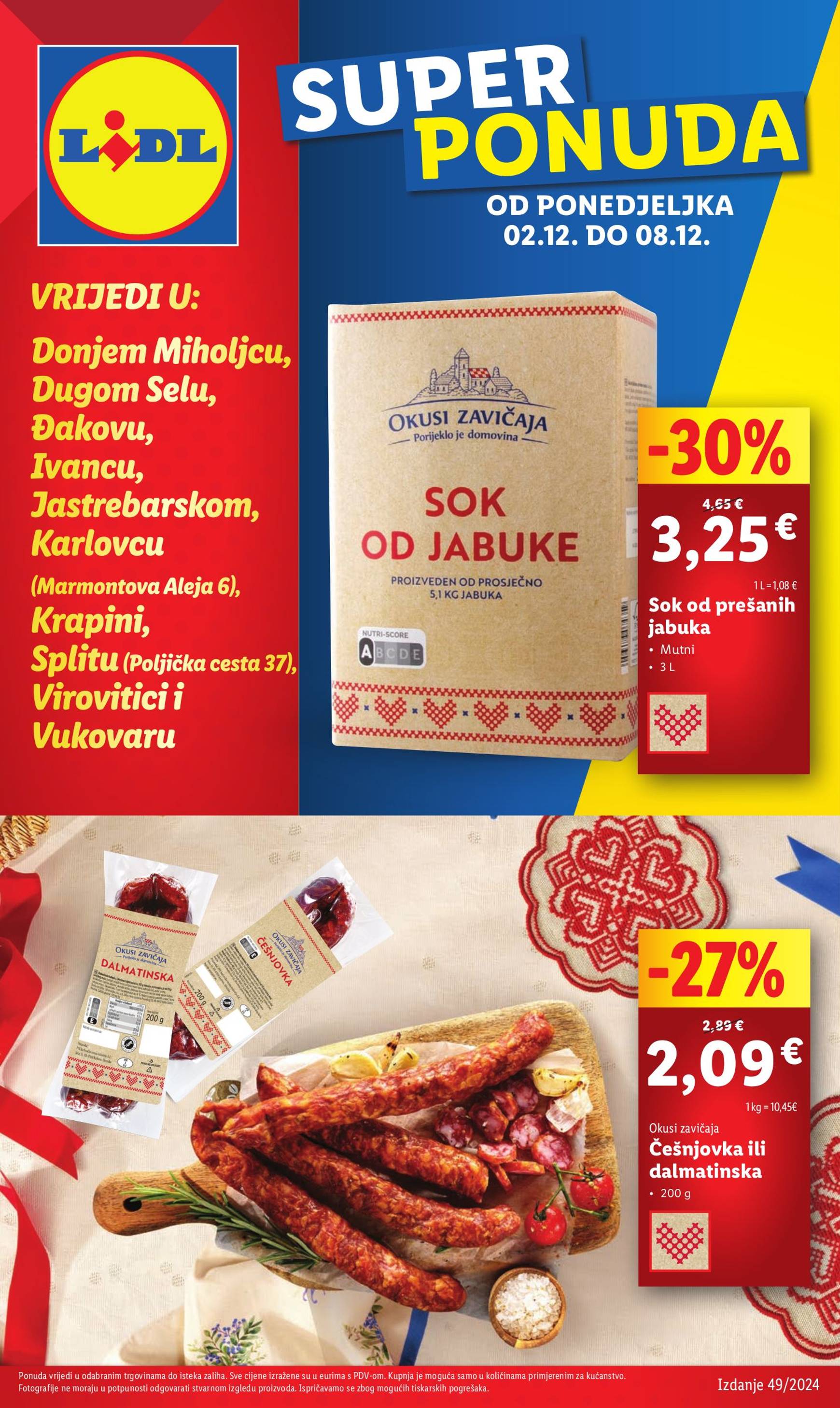 lidl - Lidl - Super ponuda katalog vrijedi od 02.12. do 08.12.