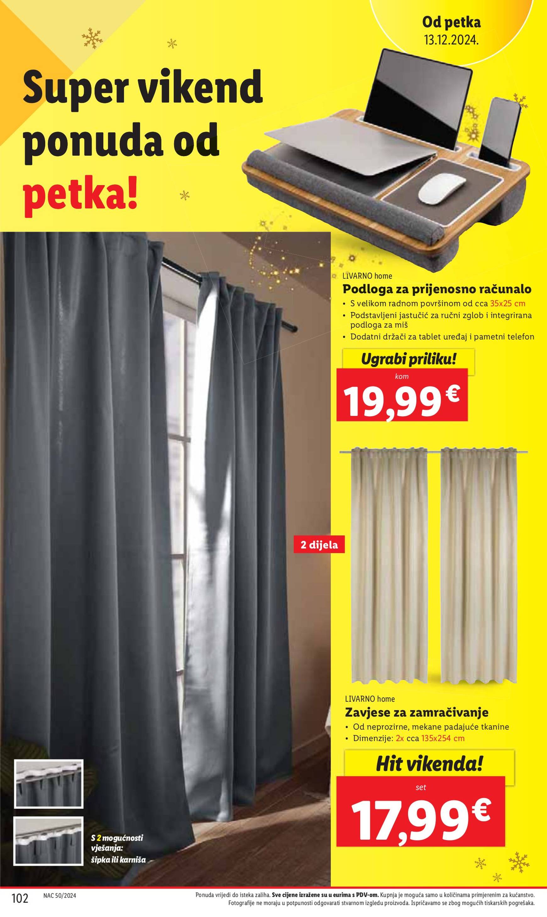 lidl - Lidl katalog vrijedi od 09.12. do 15.12. - page: 102