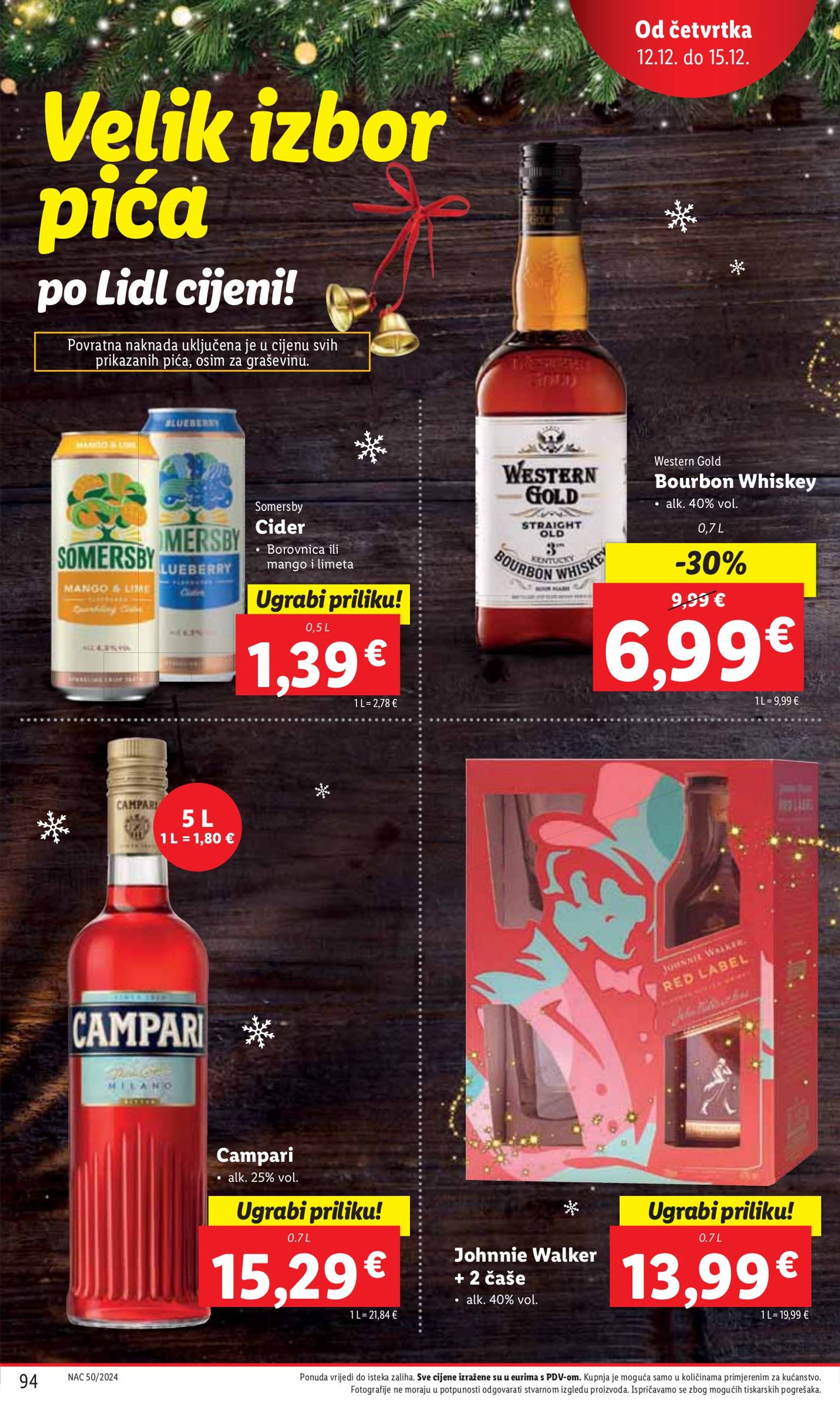 lidl - Lidl katalog vrijedi od 09.12. do 15.12. - page: 94