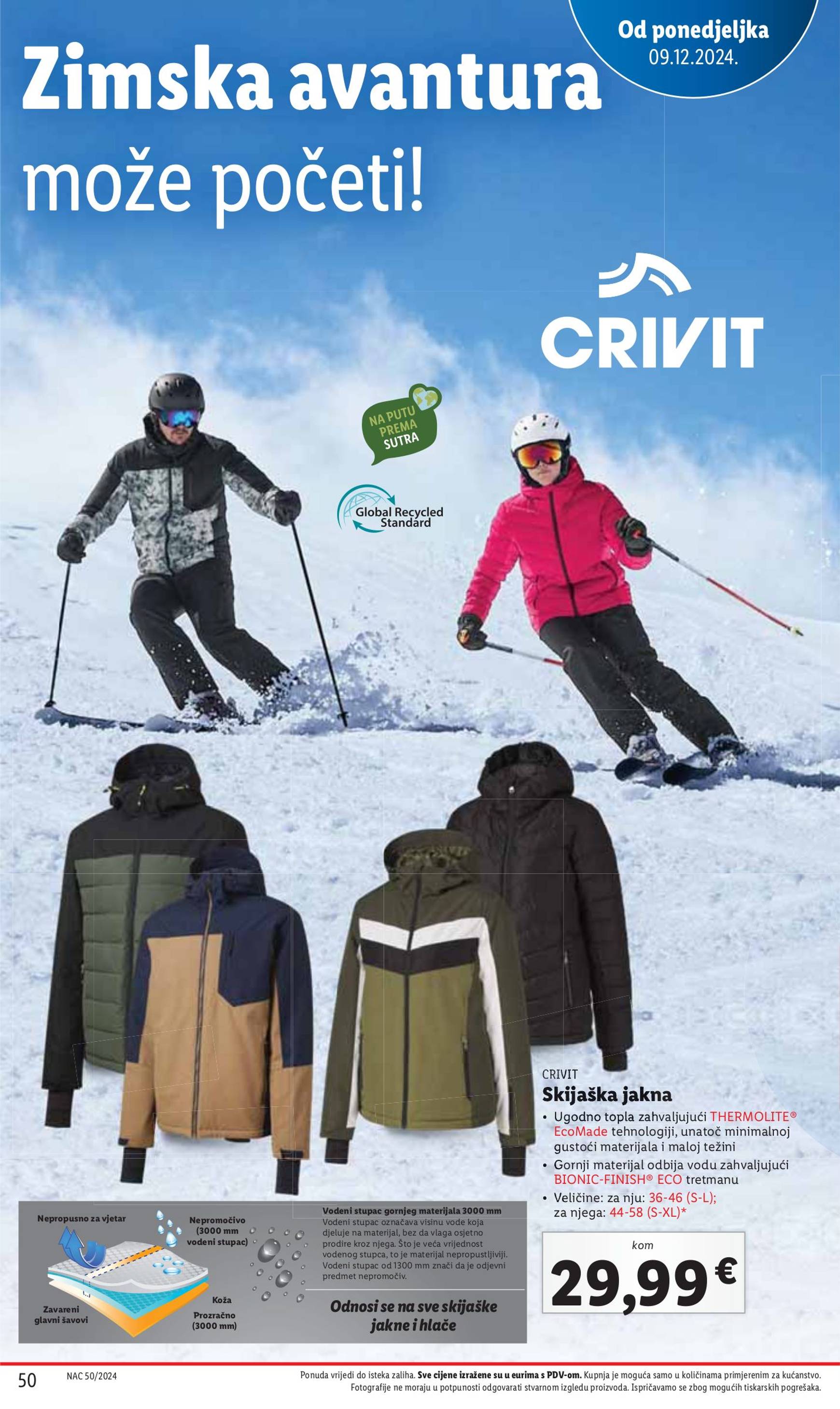 lidl - Lidl katalog vrijedi od 09.12. do 15.12. - page: 50