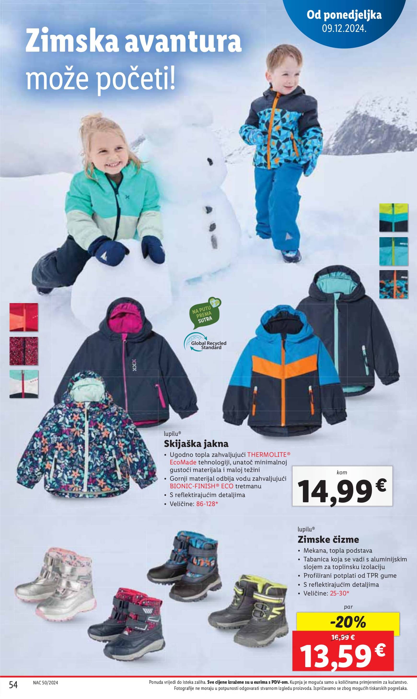 lidl - Lidl katalog vrijedi od 09.12. do 15.12. - page: 54