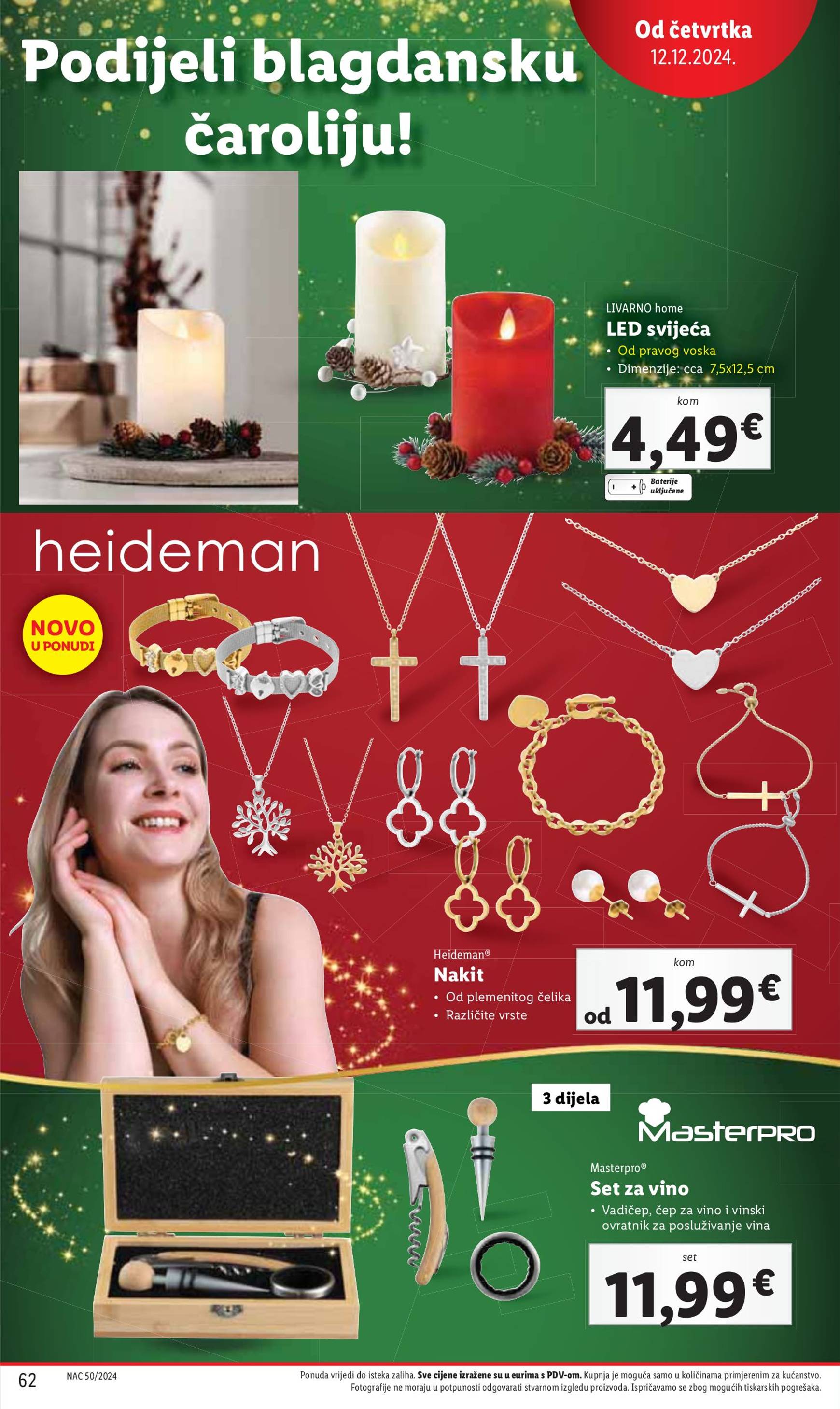 lidl - Lidl katalog vrijedi od 09.12. do 15.12. - page: 62