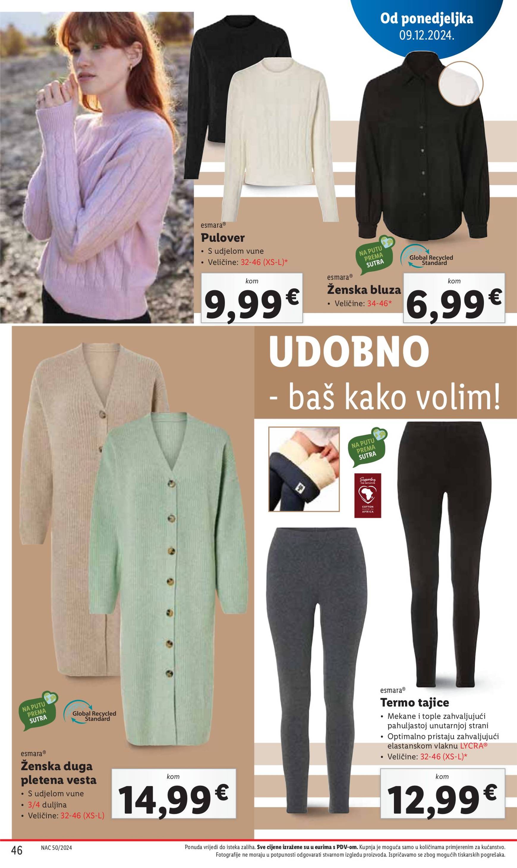 lidl - Lidl katalog vrijedi od 09.12. do 15.12. - page: 46