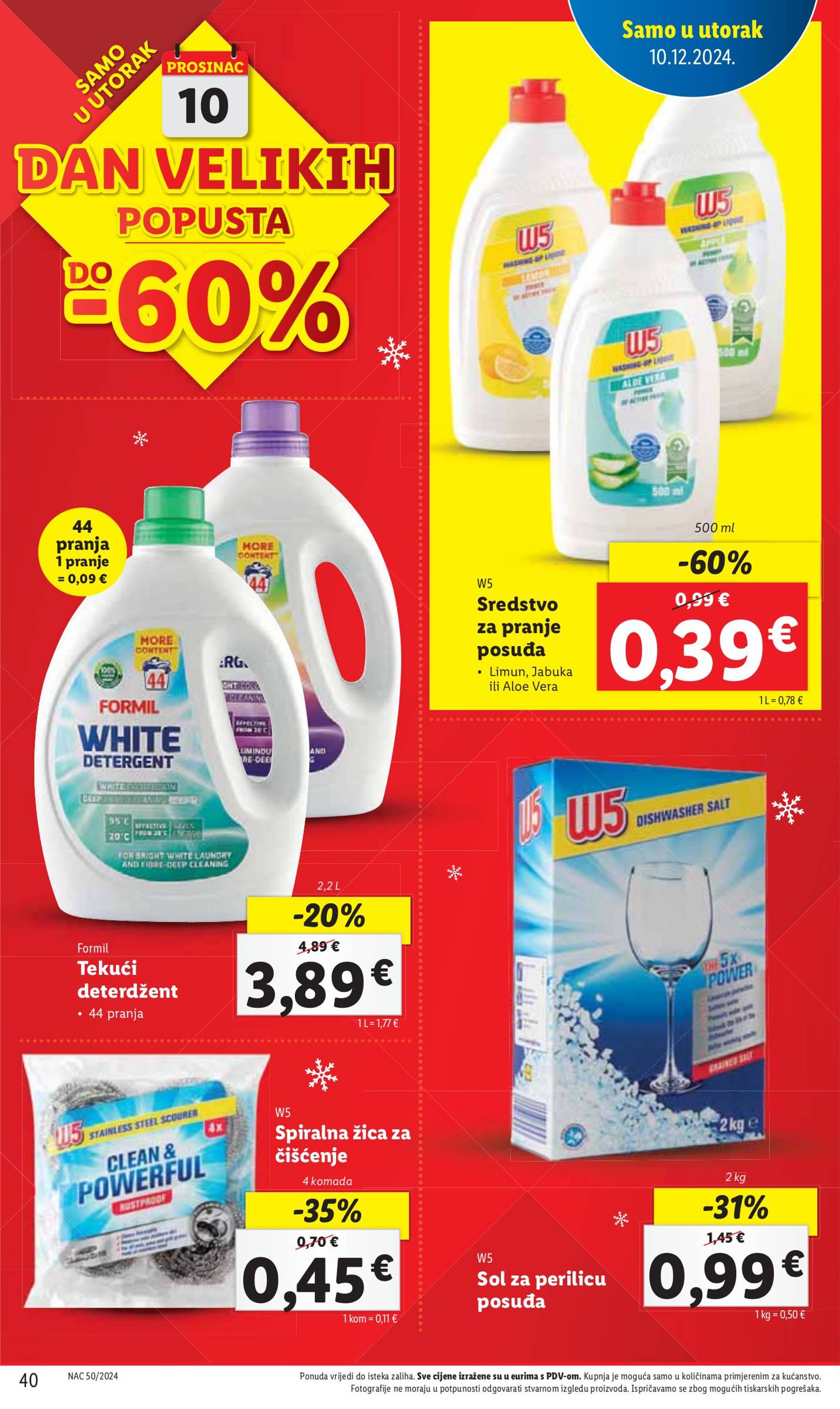 lidl - Lidl katalog vrijedi od 09.12. do 15.12. - page: 40