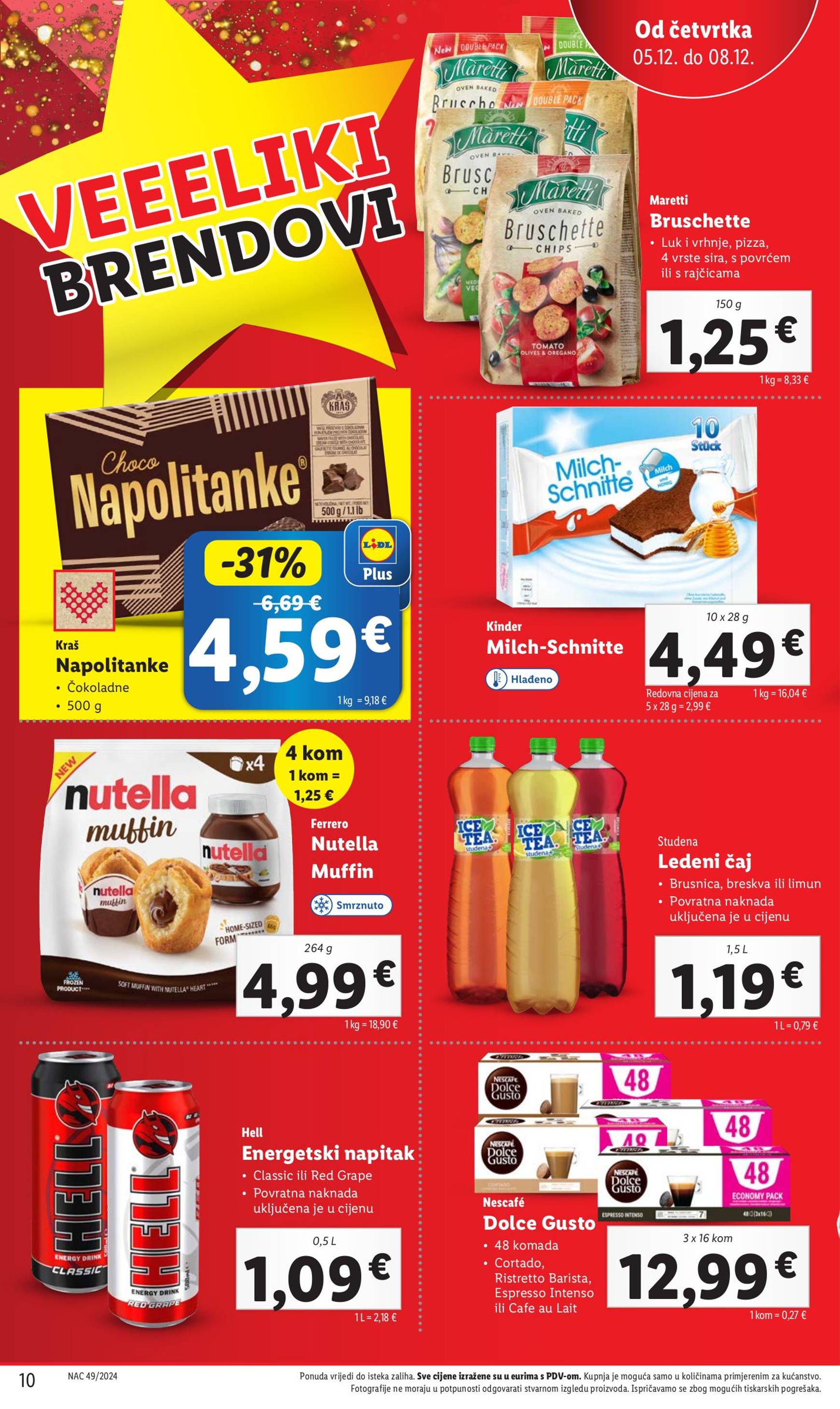 lidl - Lidl katalog vrijedi od 05.12. do 08.12. - page: 10