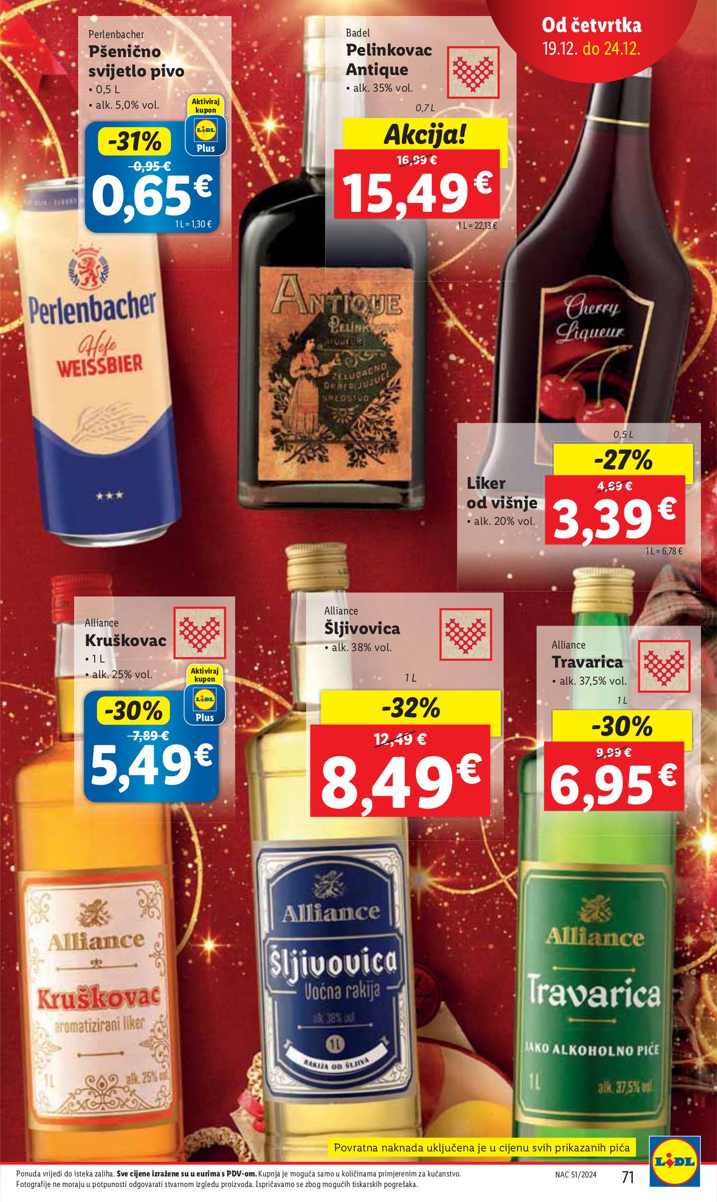 lidl - Lidl katalog vrijedi od 16.12. do 24.12. - page: 71