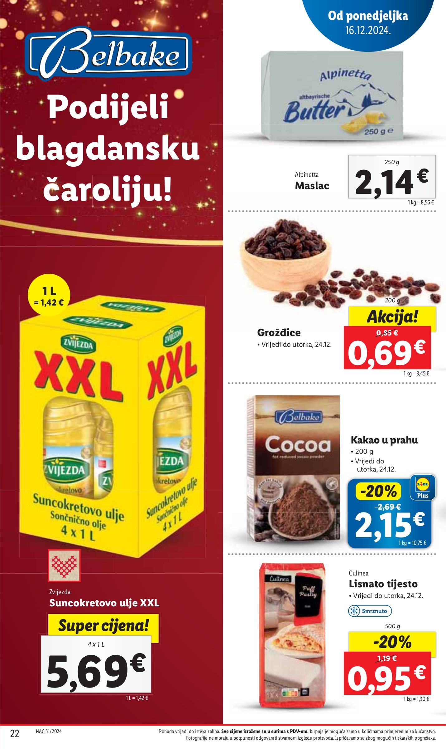 lidl - Lidl katalog vrijedi od 16.12. do 24.12. - page: 22