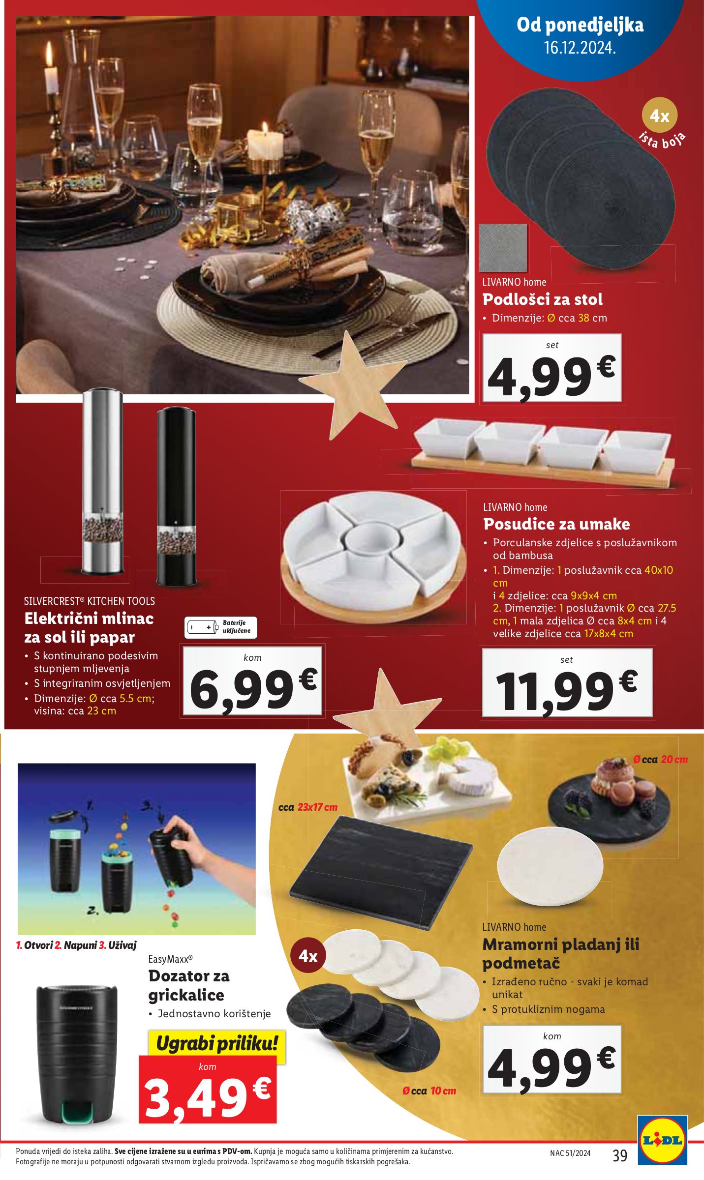 lidl - Lidl katalog vrijedi od 16.12. do 24.12. - page: 39