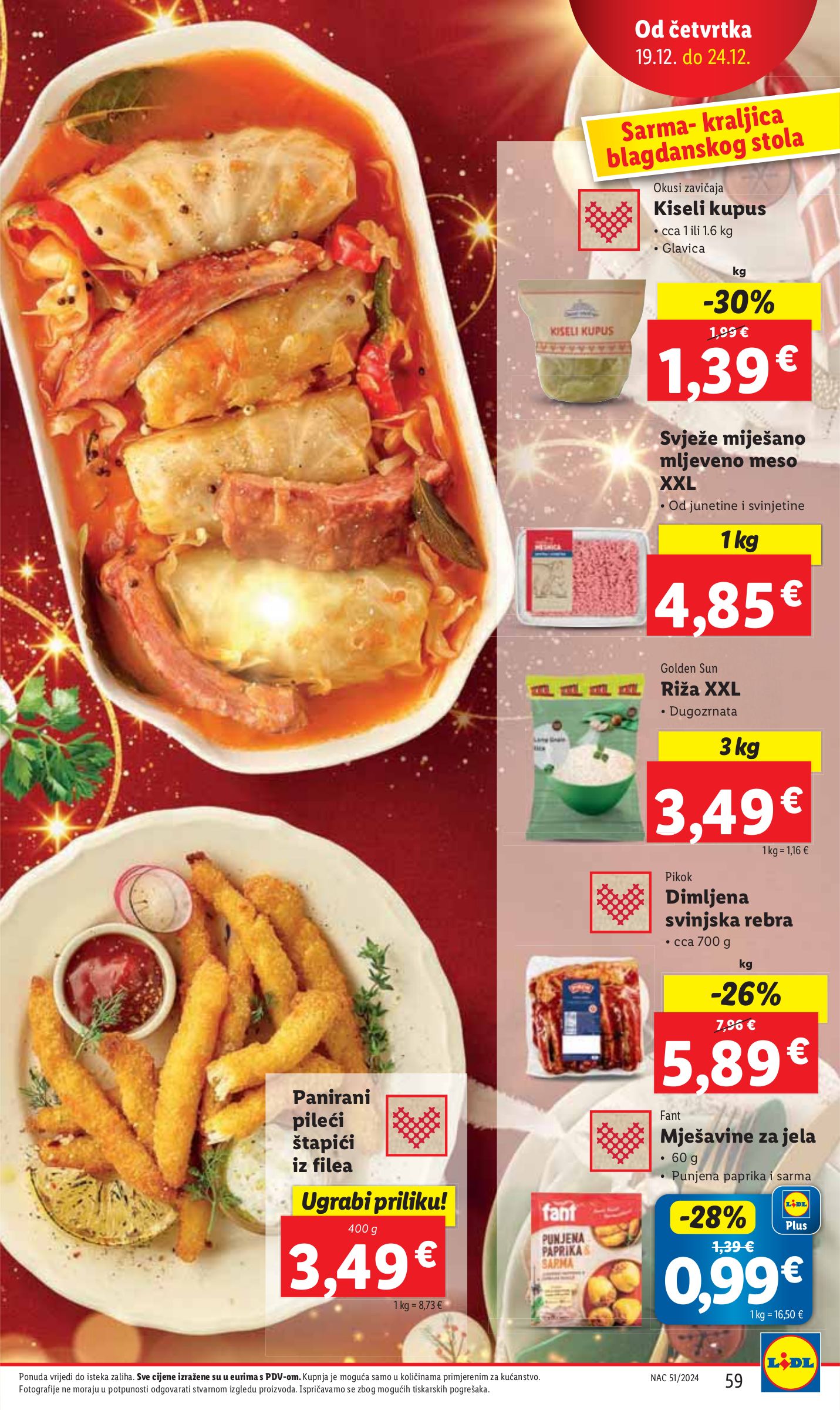 lidl - Lidl katalog vrijedi od 16.12. do 24.12. - page: 59