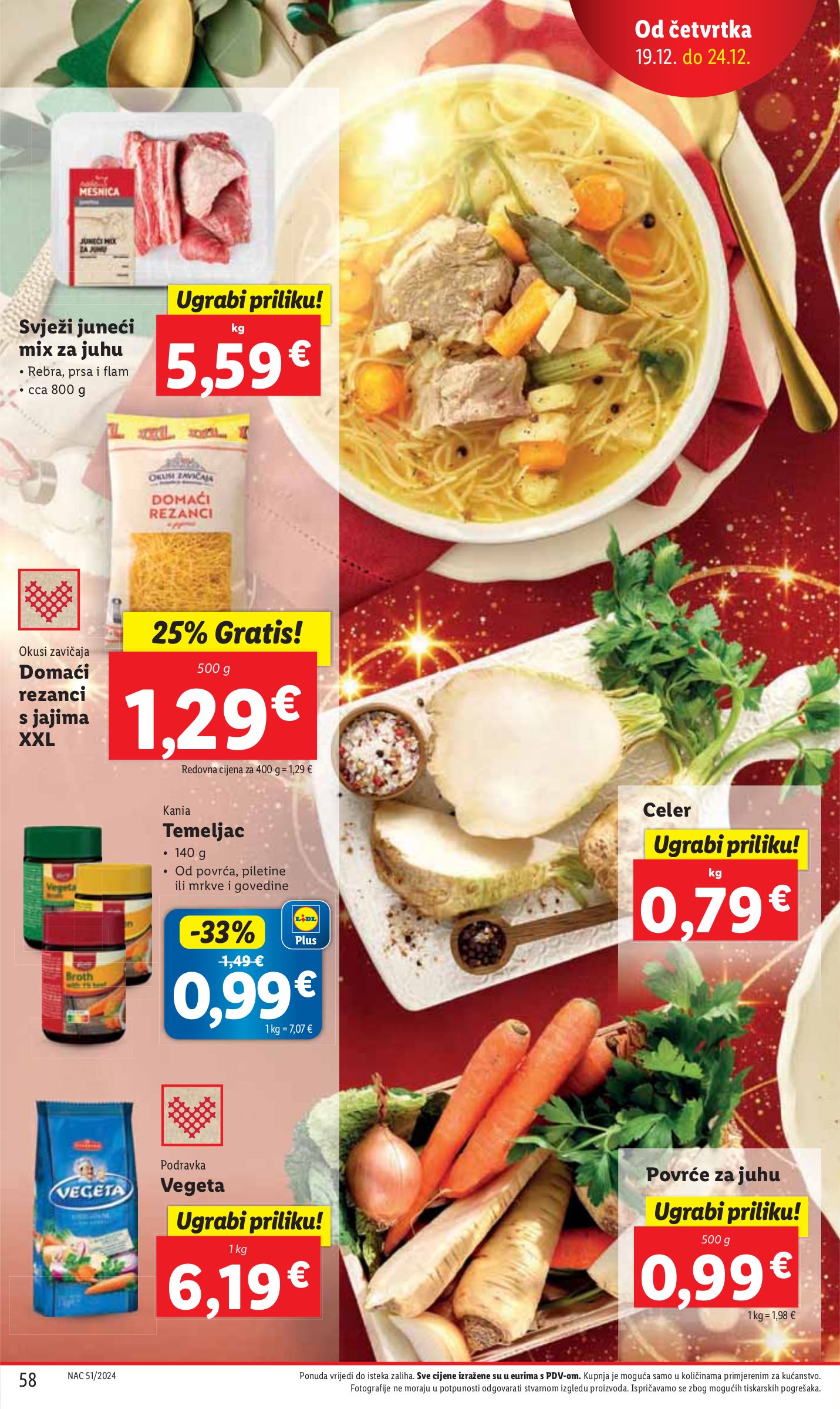 lidl - Lidl katalog vrijedi od 16.12. do 24.12. - page: 58